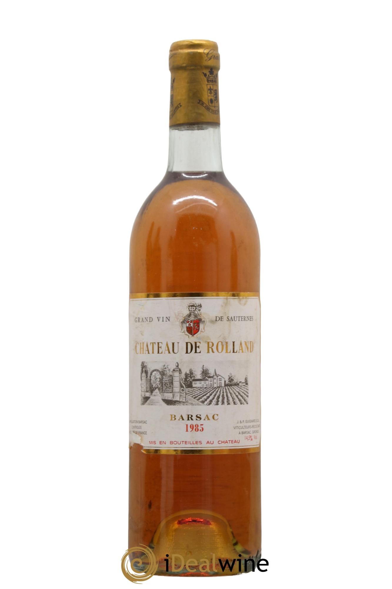 Château de Rolland Cru Bourgeois 1985 - Lot de 1 bouteille - 0