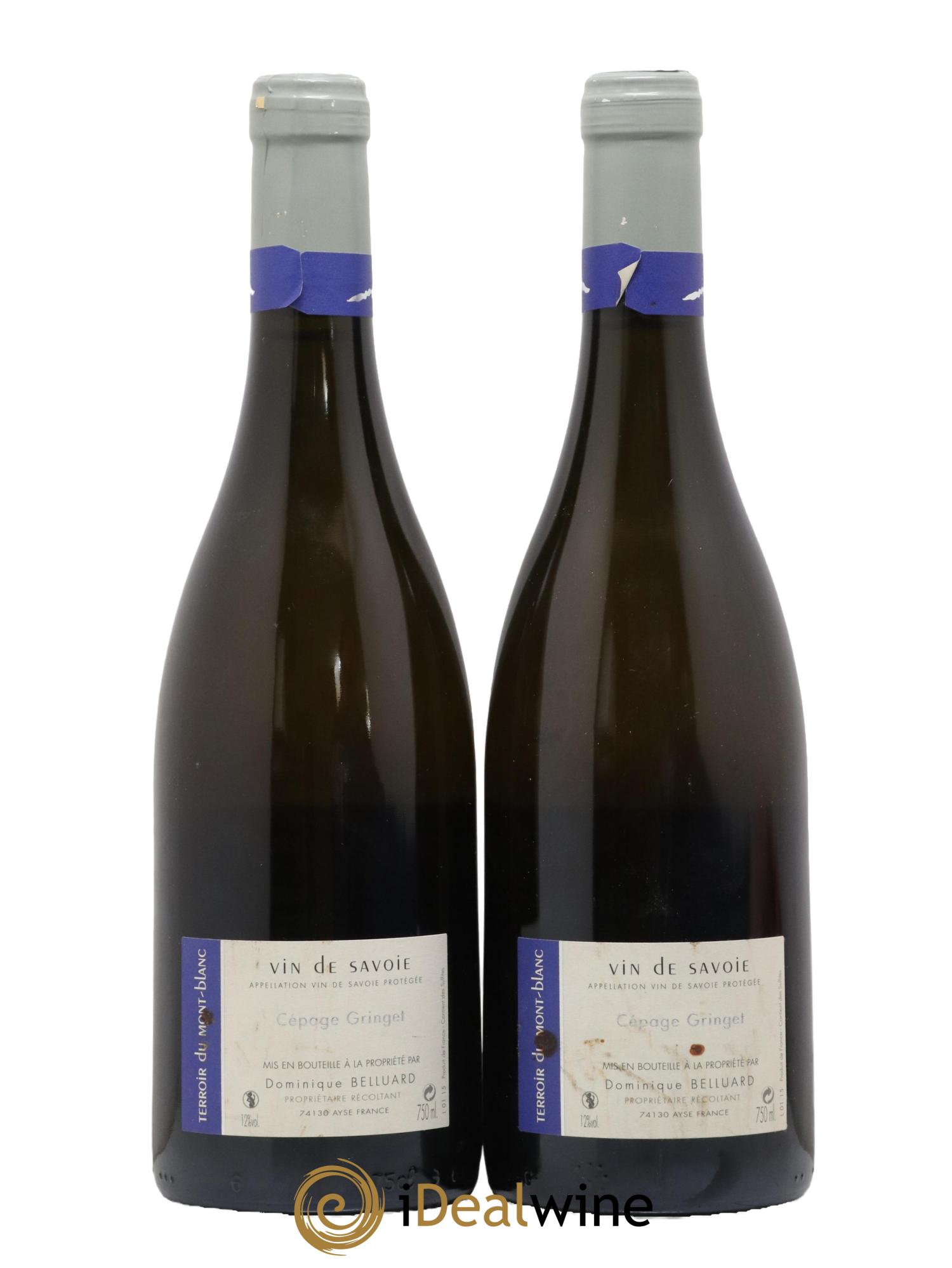 Vin de Savoie Les Alpes Domaine Belluard 2015 - Lot de 2 bouteilles - 1