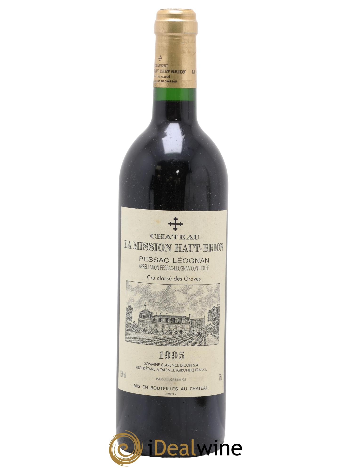 Château la Mission Haut-Brion Cru Classé de Graves 1995 - Lot de 1 bouteille - 0
