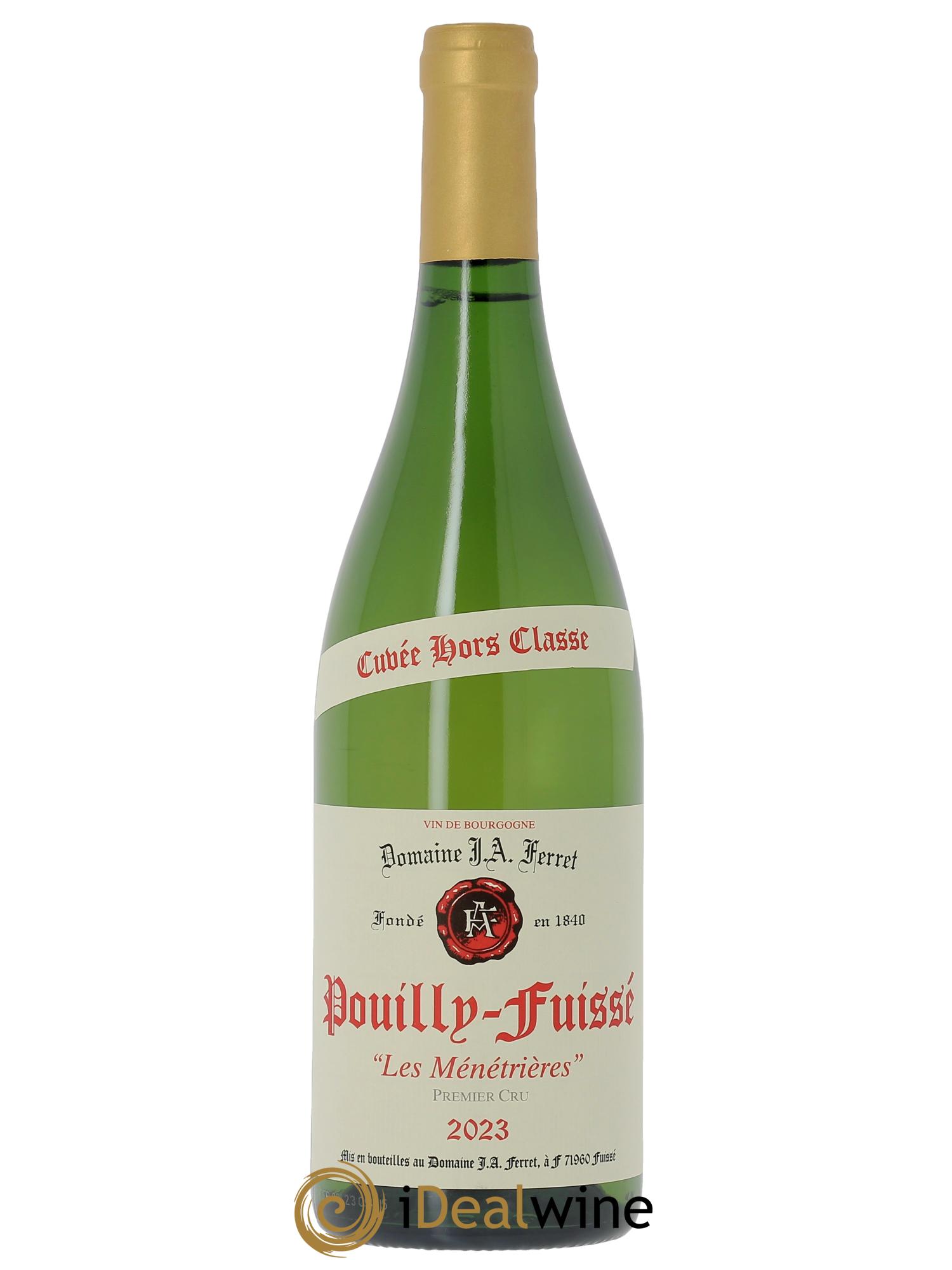 Pouilly-Fuissé 1er Cru Hors Classe Les Ménétrières J.A. Ferret (Domaine) 2023 - Lotto di 1 bottiglia - 0