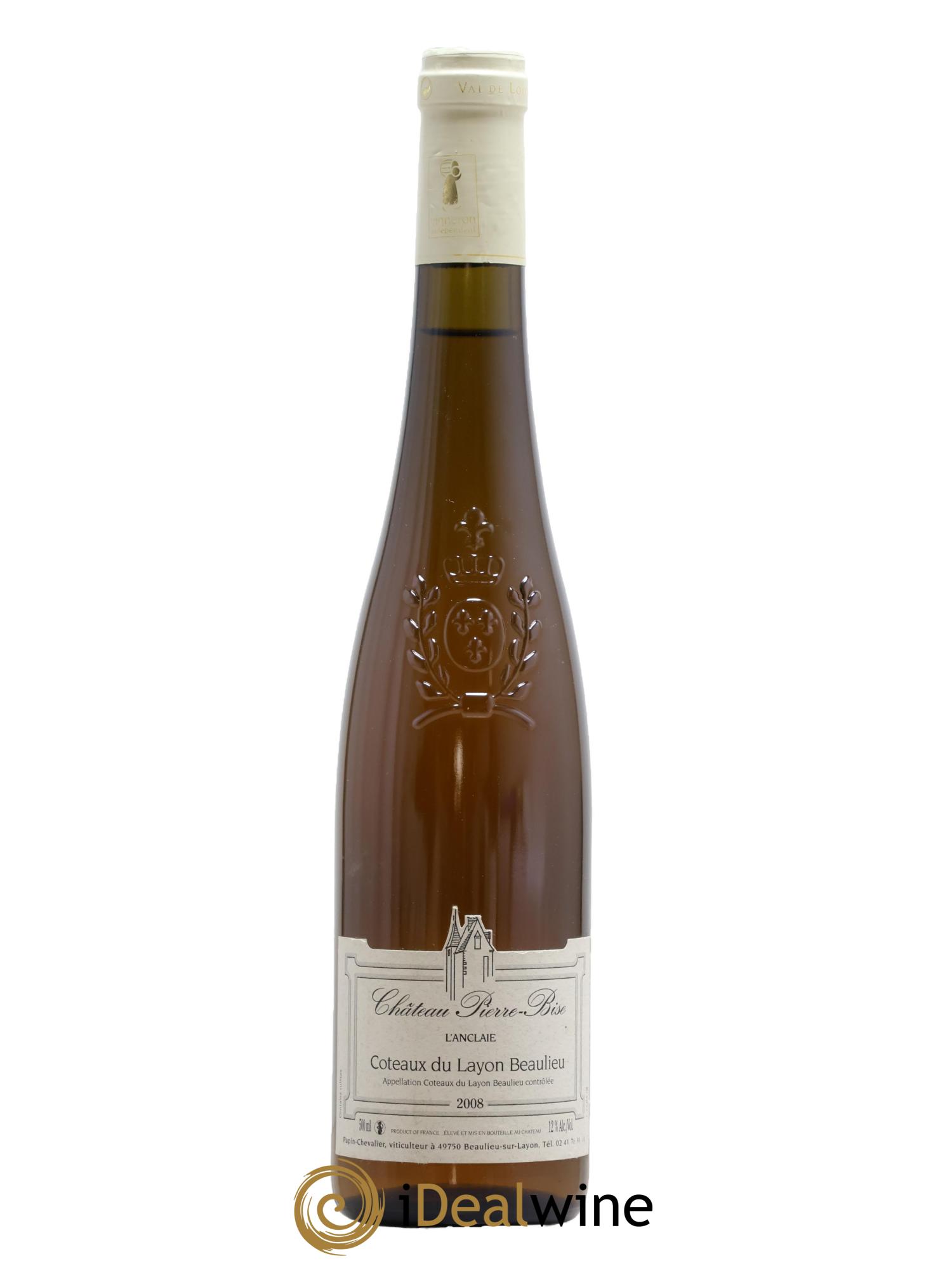 Coteaux du Layon Beaulieu l'Anclaie Château Pierre-Bise 2008 - Lot de 1 format 50cl - 0