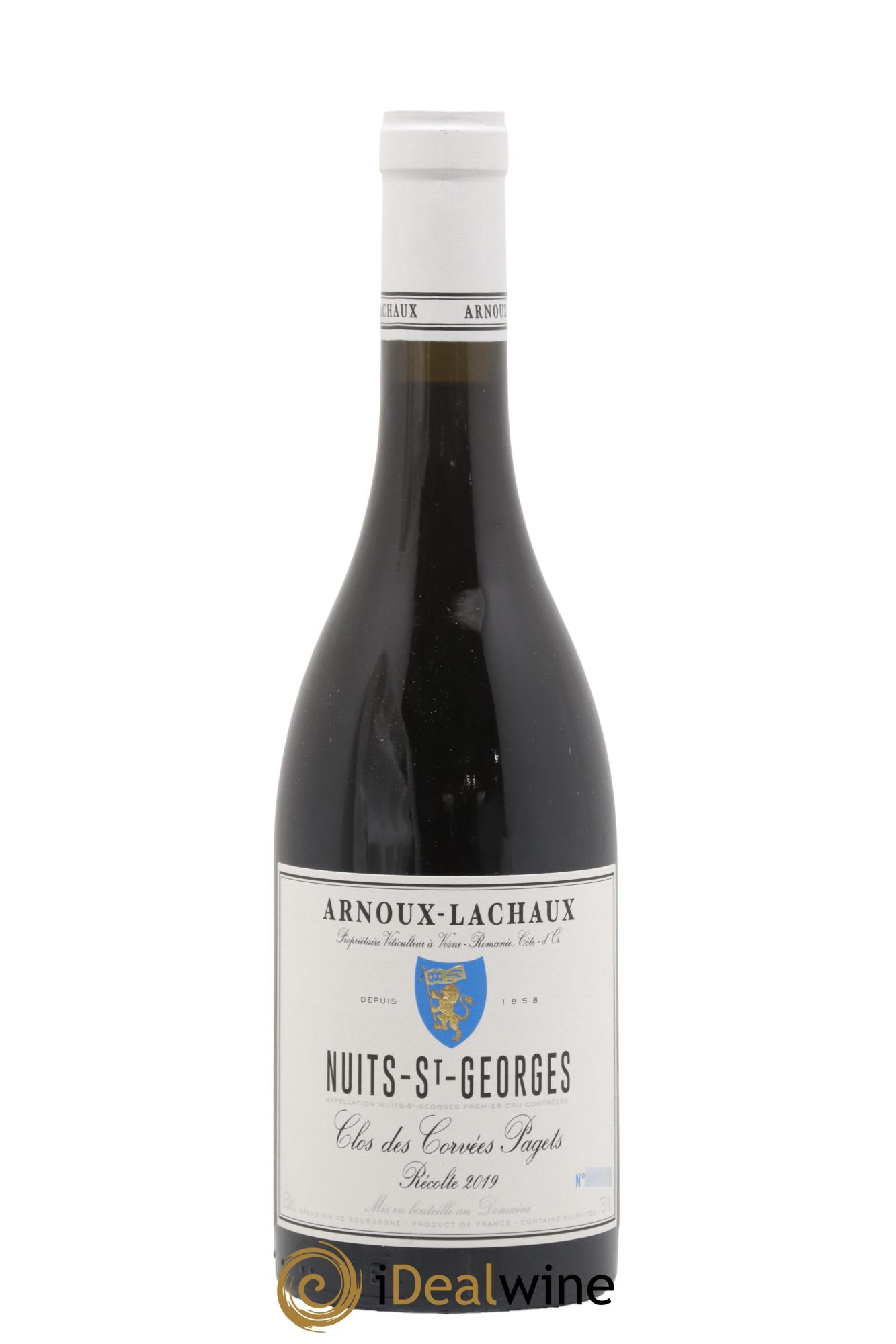 Nuits-Saint-Georges 1er Cru Clos des Corvées Pagets Arnoux-Lachaux (Domaine) 2019 - Lot de 1 bouteille - 0