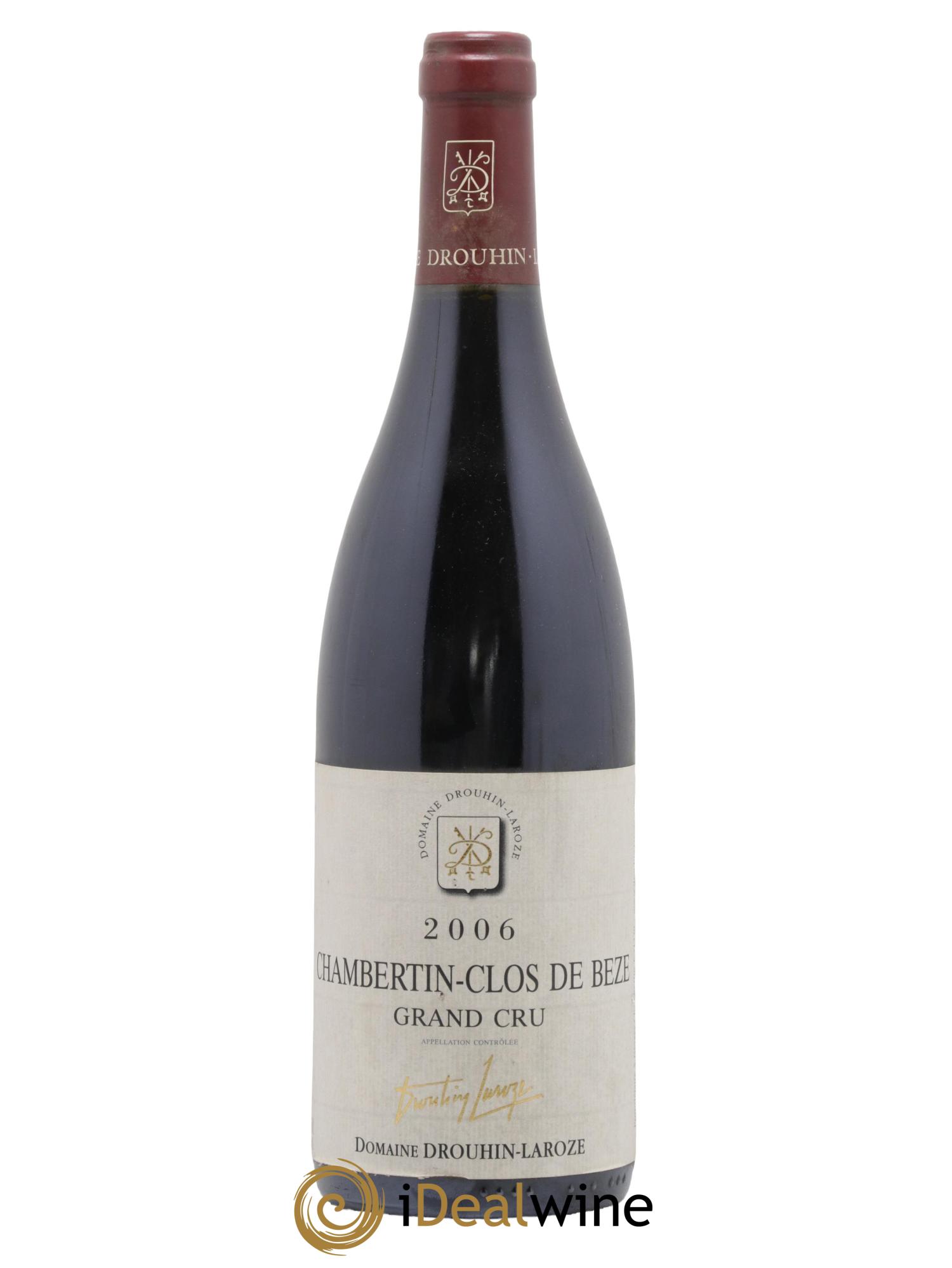 Chambertin Clos de Bèze Grand Cru Domaine Drouhin-Laroze 2006 - Lot de 1 bouteille - 0