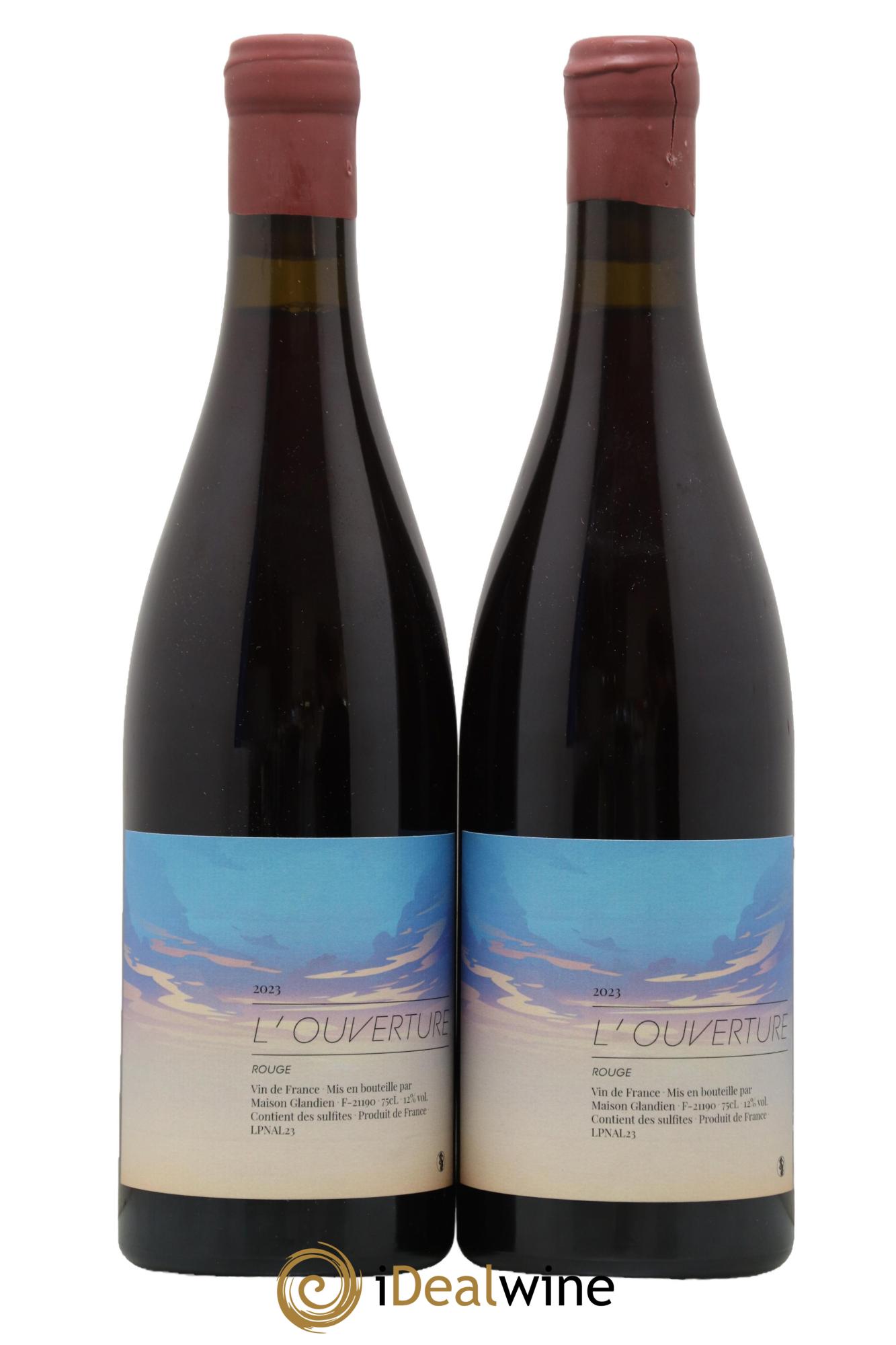 Vin de France L'Ouverture Maison Glandien 2023 - Lot de 2 bouteilles - 0