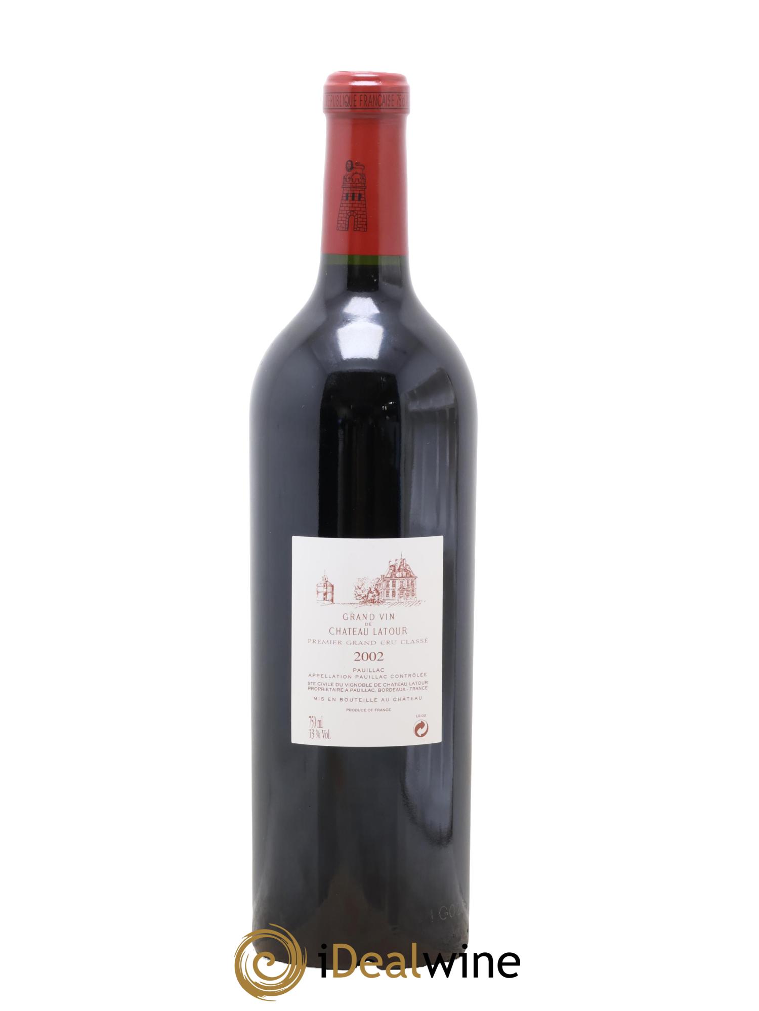Château Latour 1er Grand Cru Classé 2002 - Posten von 1 Flasche - 1