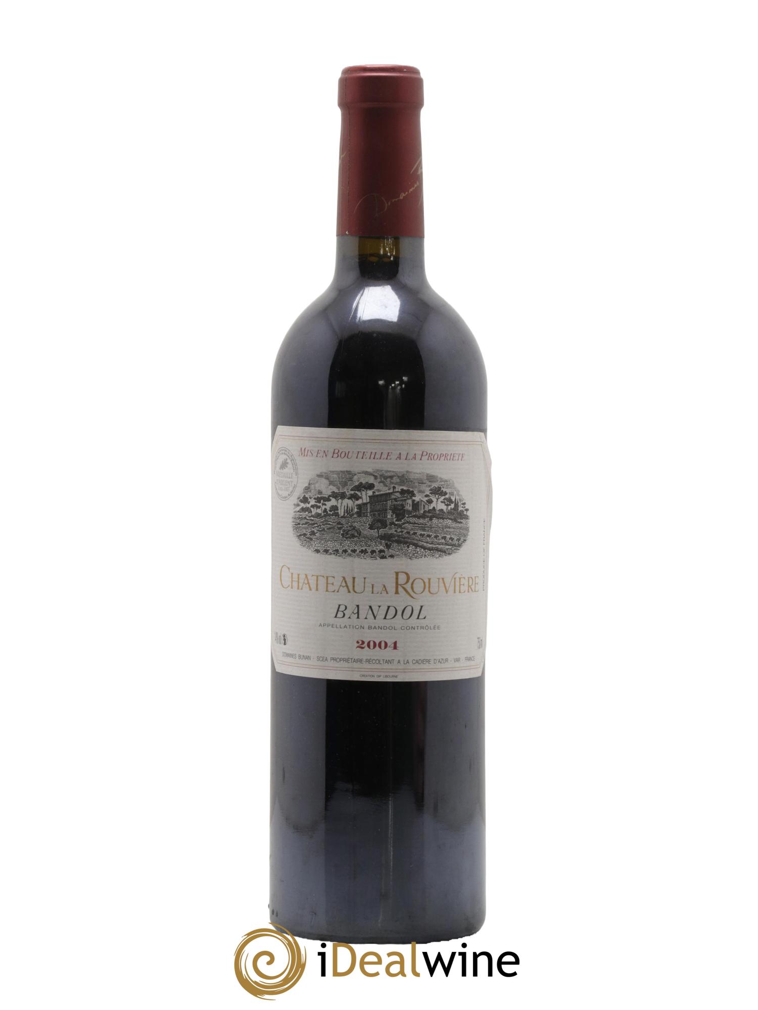 Bandol Bunan La Rouvière 2004 - Lot de 1 bouteille - 0