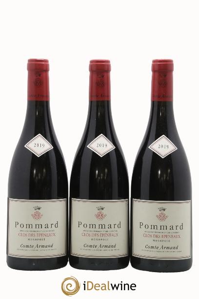 Pommard 1er Cru Clos des Epeneaux Comte Armand 2019 - Posten von 3 Flaschen - 0