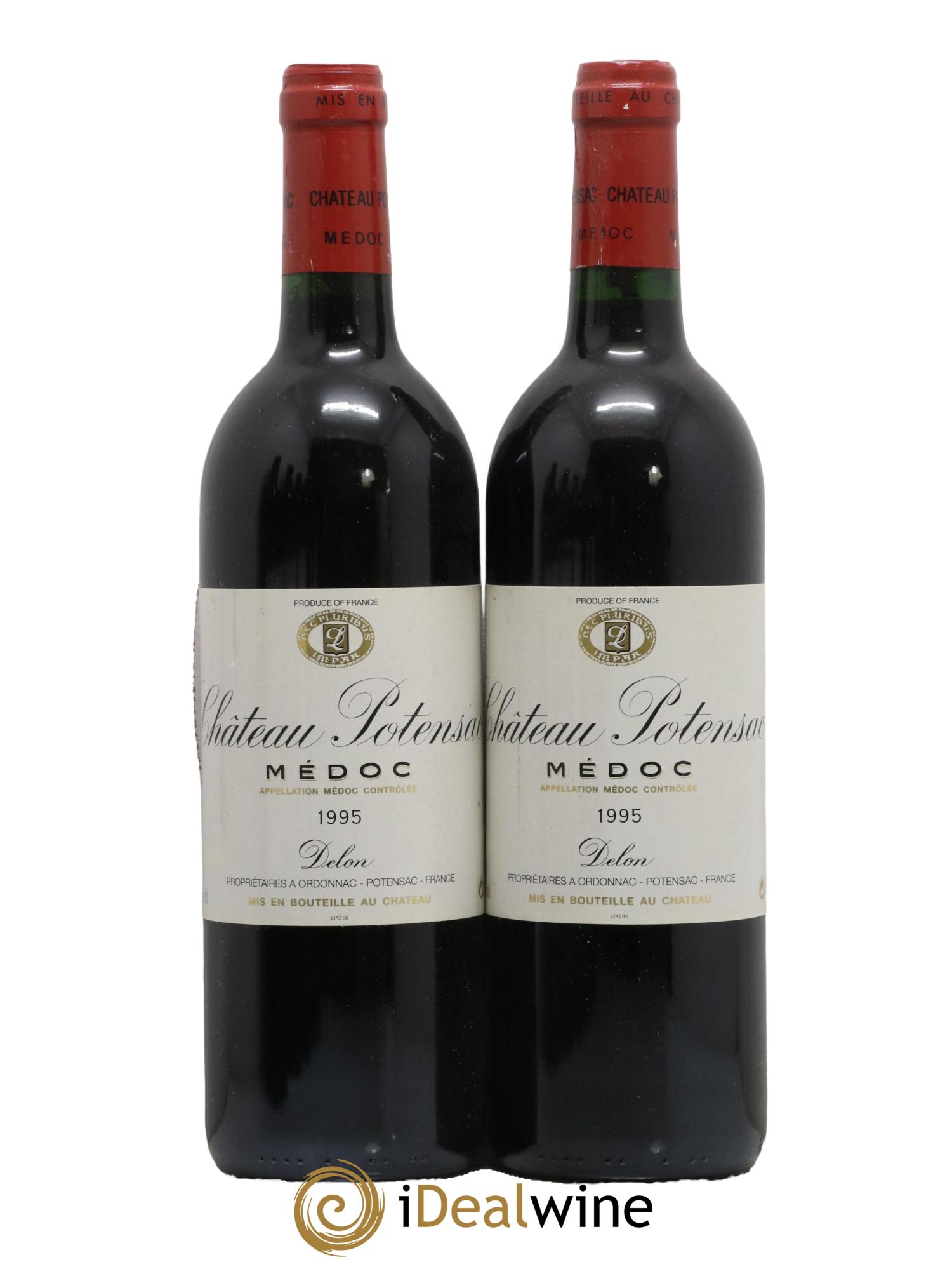 Château Potensac 1995 - Posten von 2 Flaschen - 0