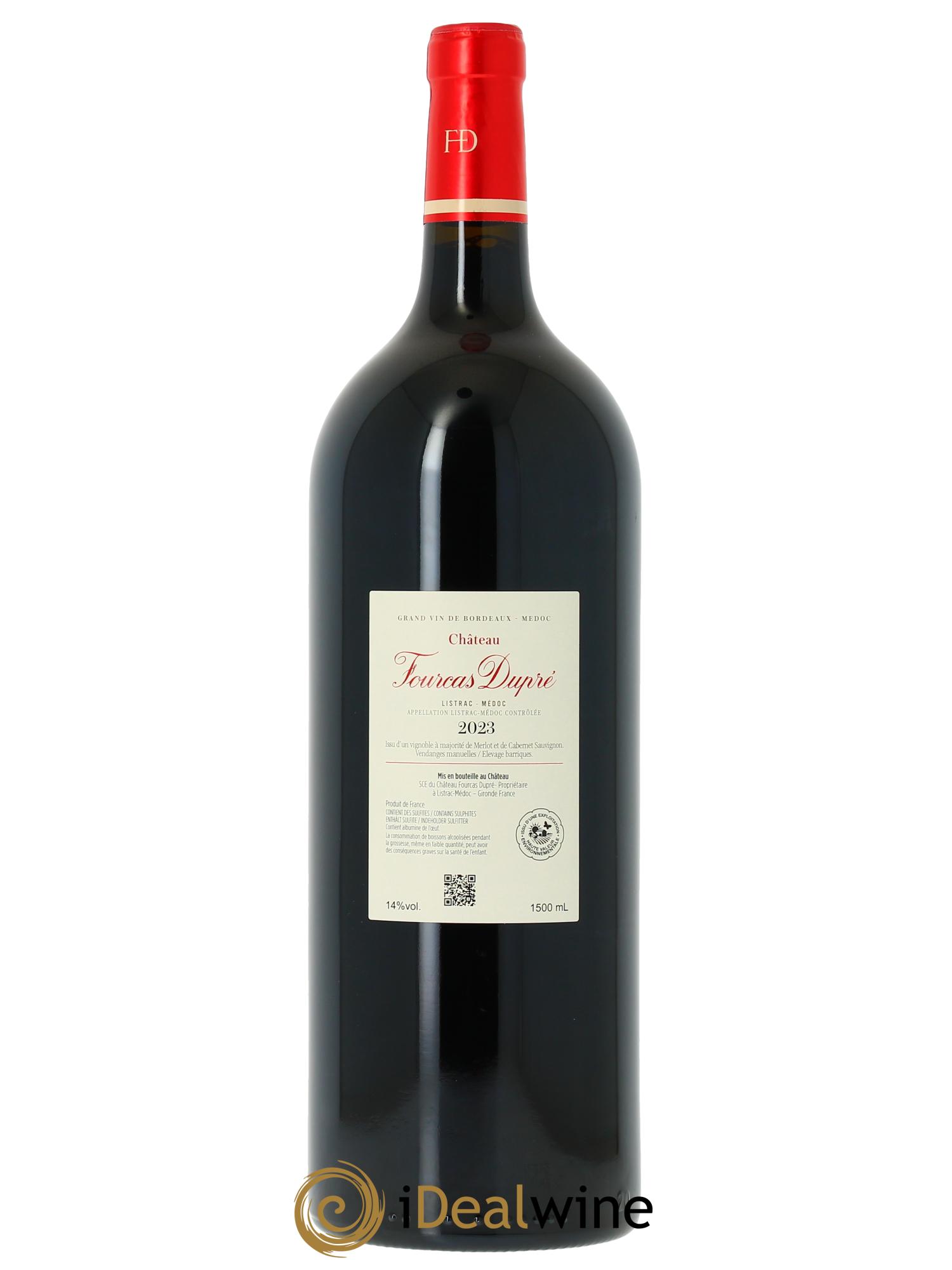 Château Fourcas Dupré (CBO à partir de 6 mgs) 2023 - Lot de 1 magnum - 1