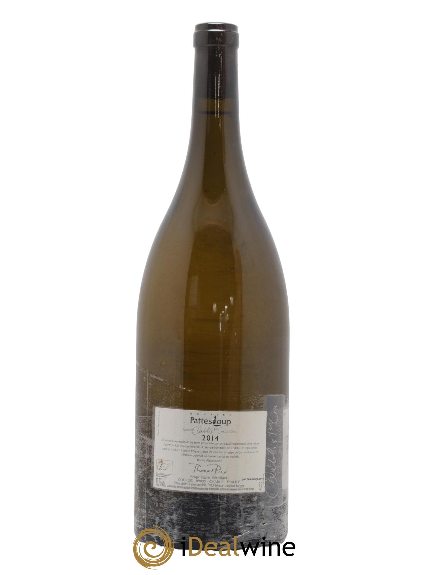 Chablis 1er Cru Côte de Jouan Pattes Loup (Domaine) 2014 - Lot de 1 magnum - 1