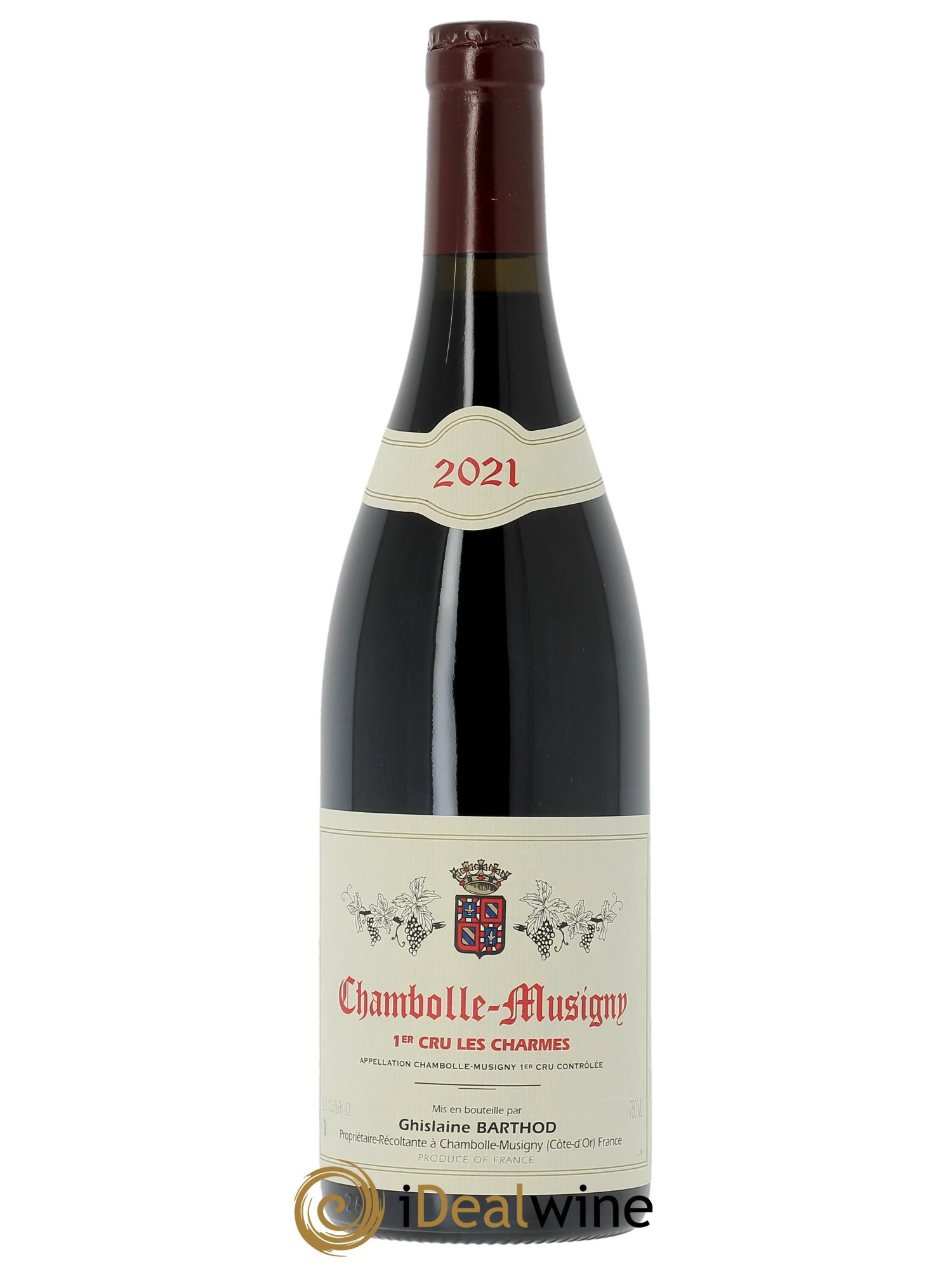 Chambolle-Musigny 1er Cru Les Charmes Ghislaine Barthod 2021 - Posten von 1 Flasche - 0