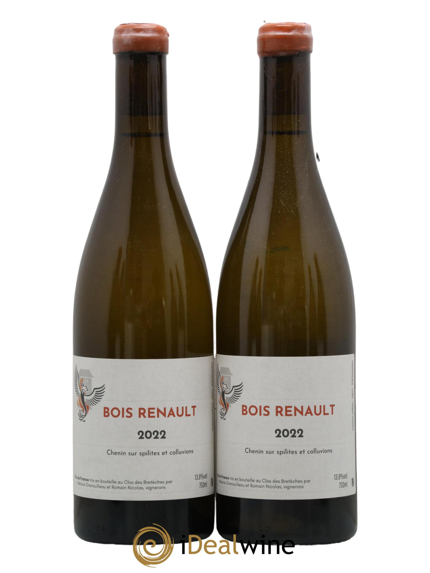 Vin de France Bois Renault Clos des Breteches 2022 - Lot de 2 bouteilles - 0