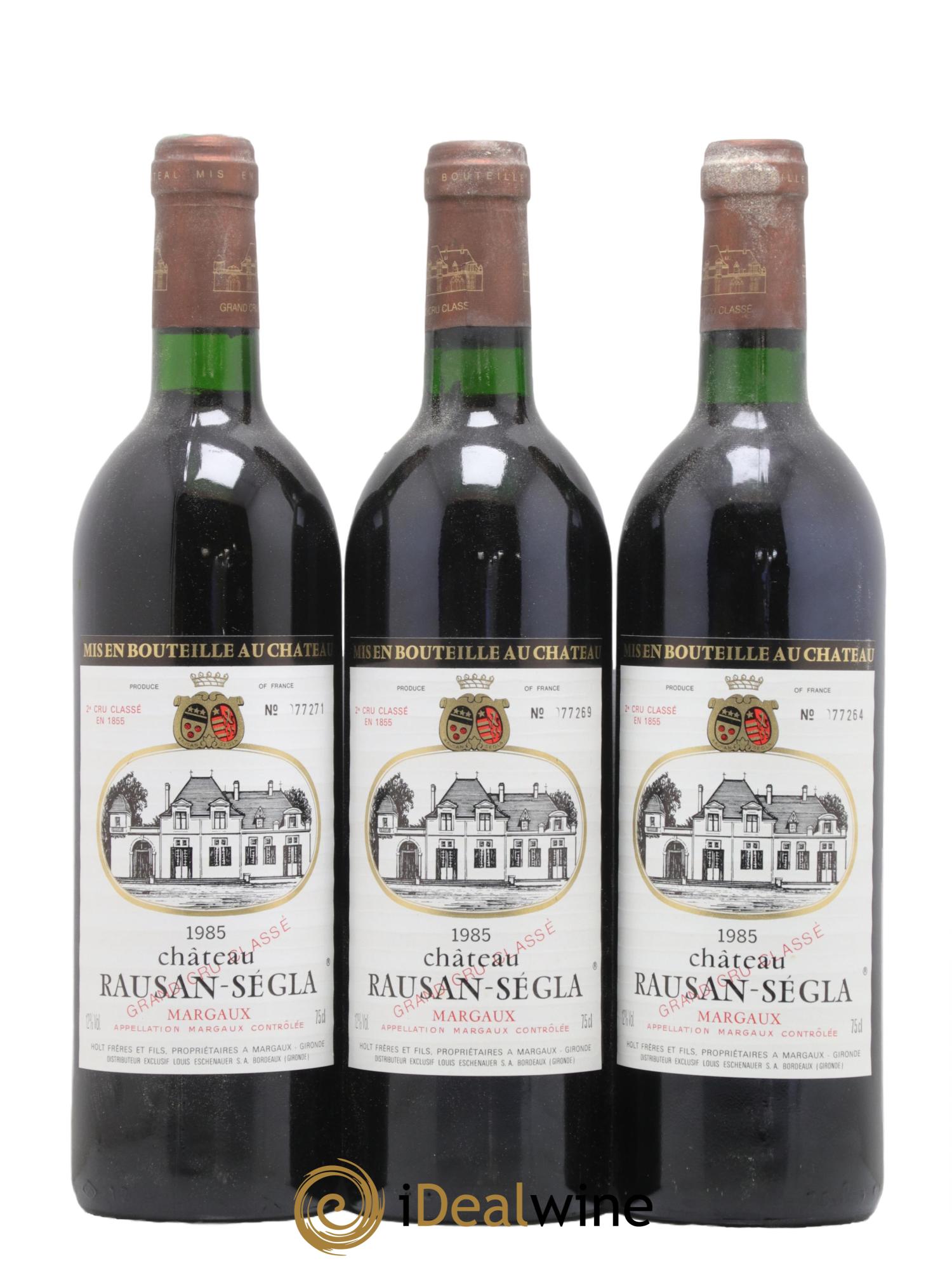 Château Rauzan Ségla Grand Cru Classé 1985 - Lot de 12 bouteilles - 3