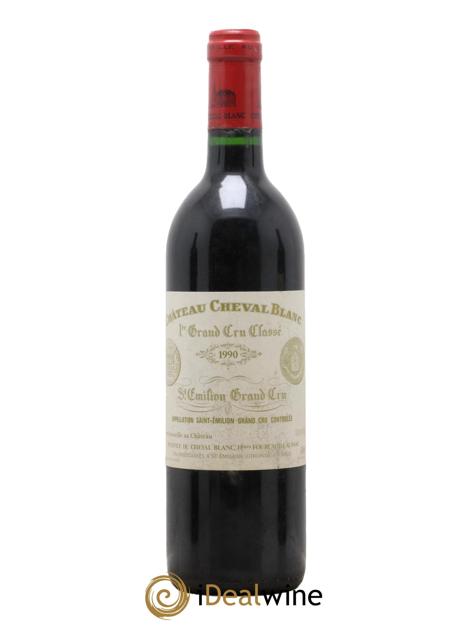 Château Cheval Blanc 1er Grand Cru Classé A 1990 - Lot de 1 bouteille - 0
