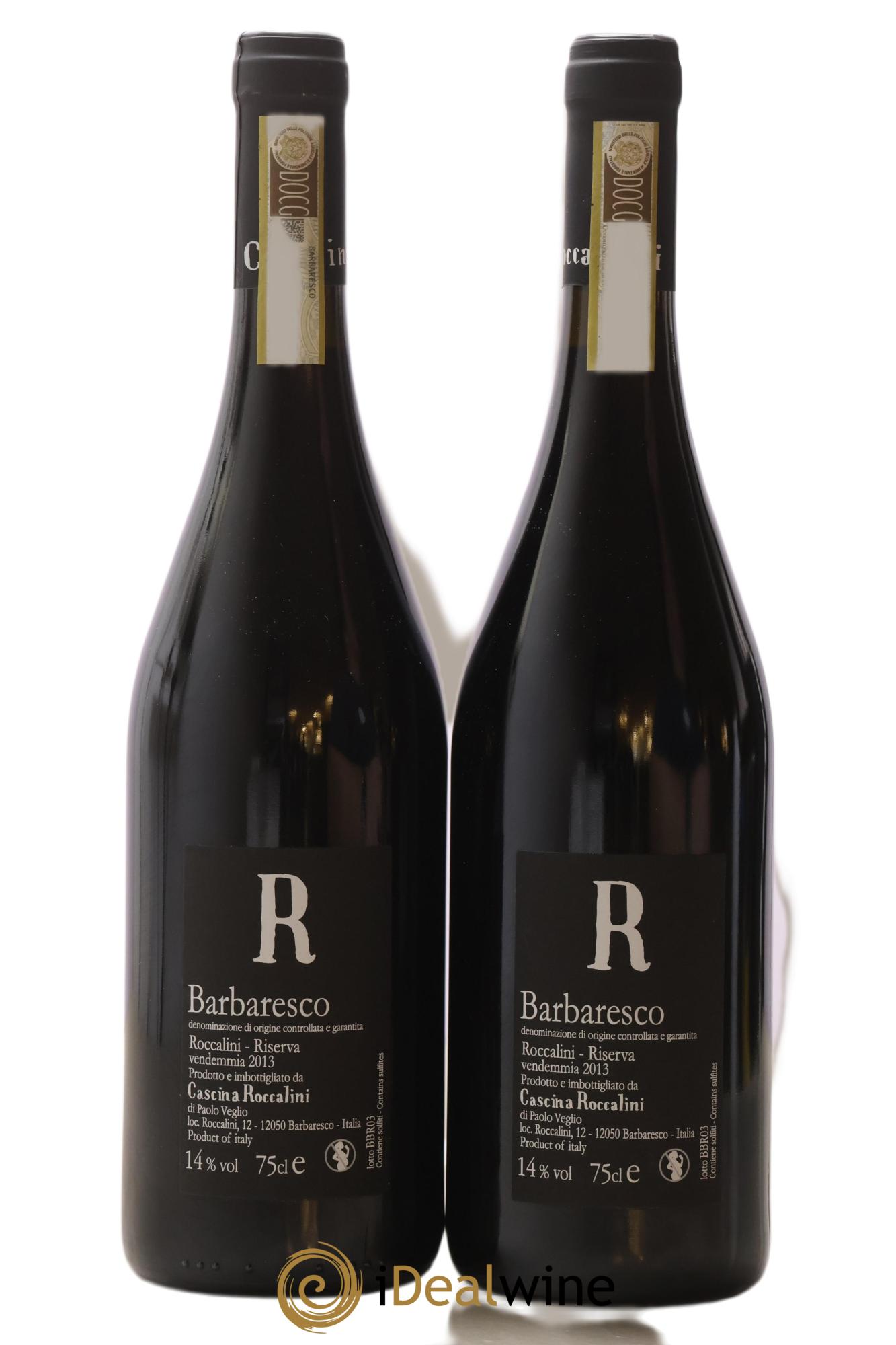 Barbaresco DOCG Riserva Roccalini 2013 - Lot of 2 bottles - 1
