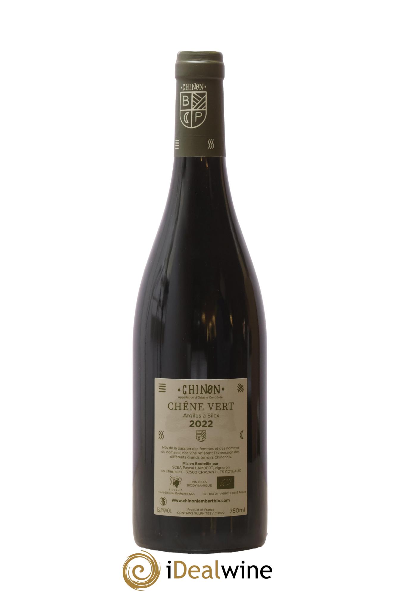 Chinon Domaine Lambert Cuvee Chêne Vert 2022 - Lot de 1 bouteille - 1