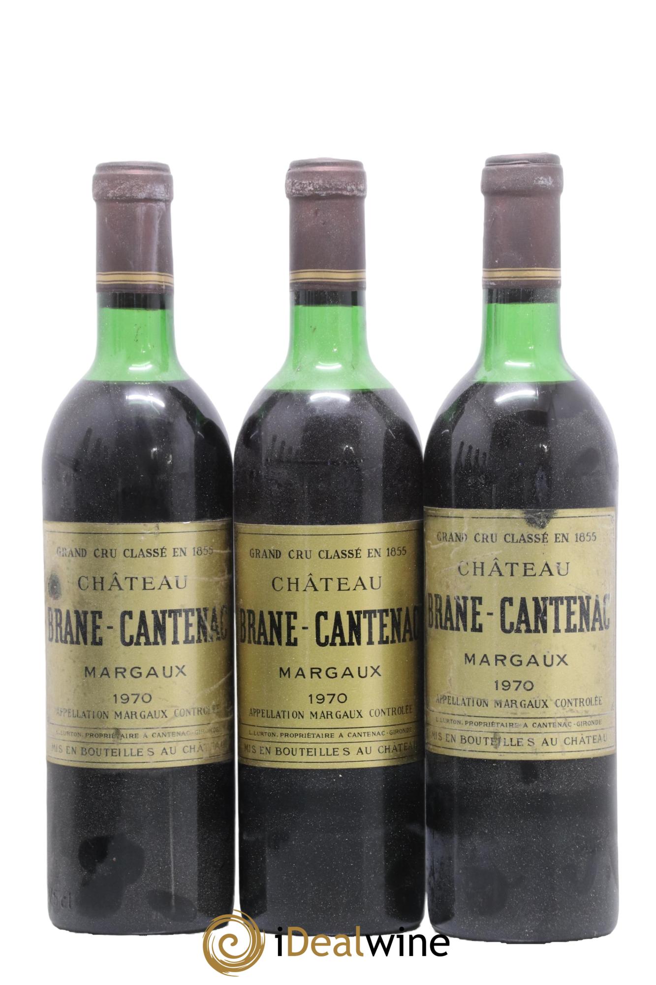 Château Brane Cantenac 2ème Grand Cru Classé 1970 - Lotto di 6 bottiglie - 2