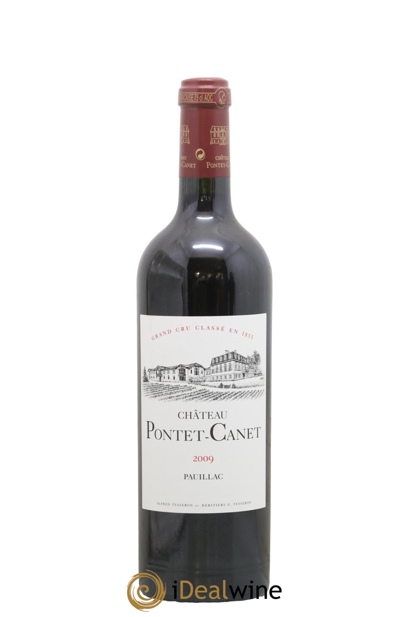 Château Pontet Canet 5ème Grand Cru Classé 2009 - Lot de 1 bouteille - 0