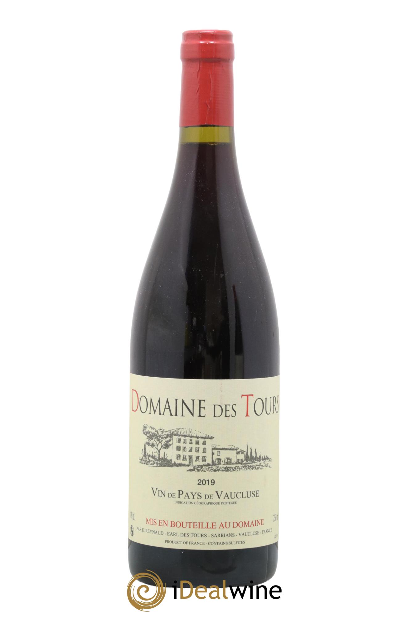 Vaucluse (Vin de Pays de Vaucluse) Domaine des Tours Emmanuel Reynaud 2019 - Lot de 1 bouteille - 0
