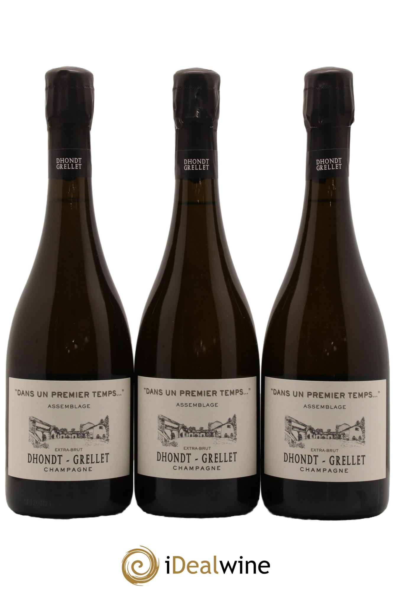 Dans un premier temps... Extra-Brut Dhondt Grellet - Lot de 3 bouteilles - 0