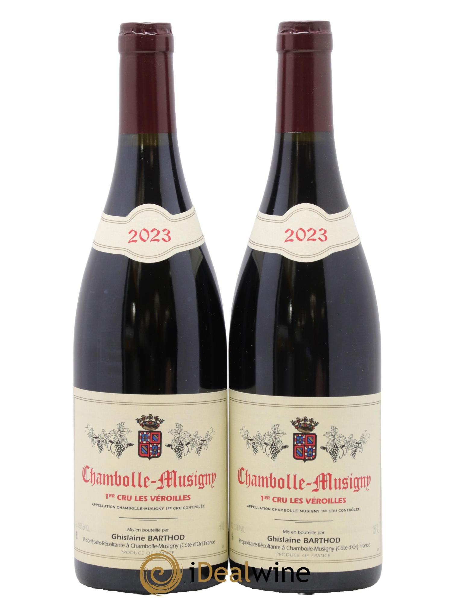 Chambolle-Musigny 1er Cru Les Véroilles Ghislaine Barthod 2023 - Lot de 2 bouteilles - 0