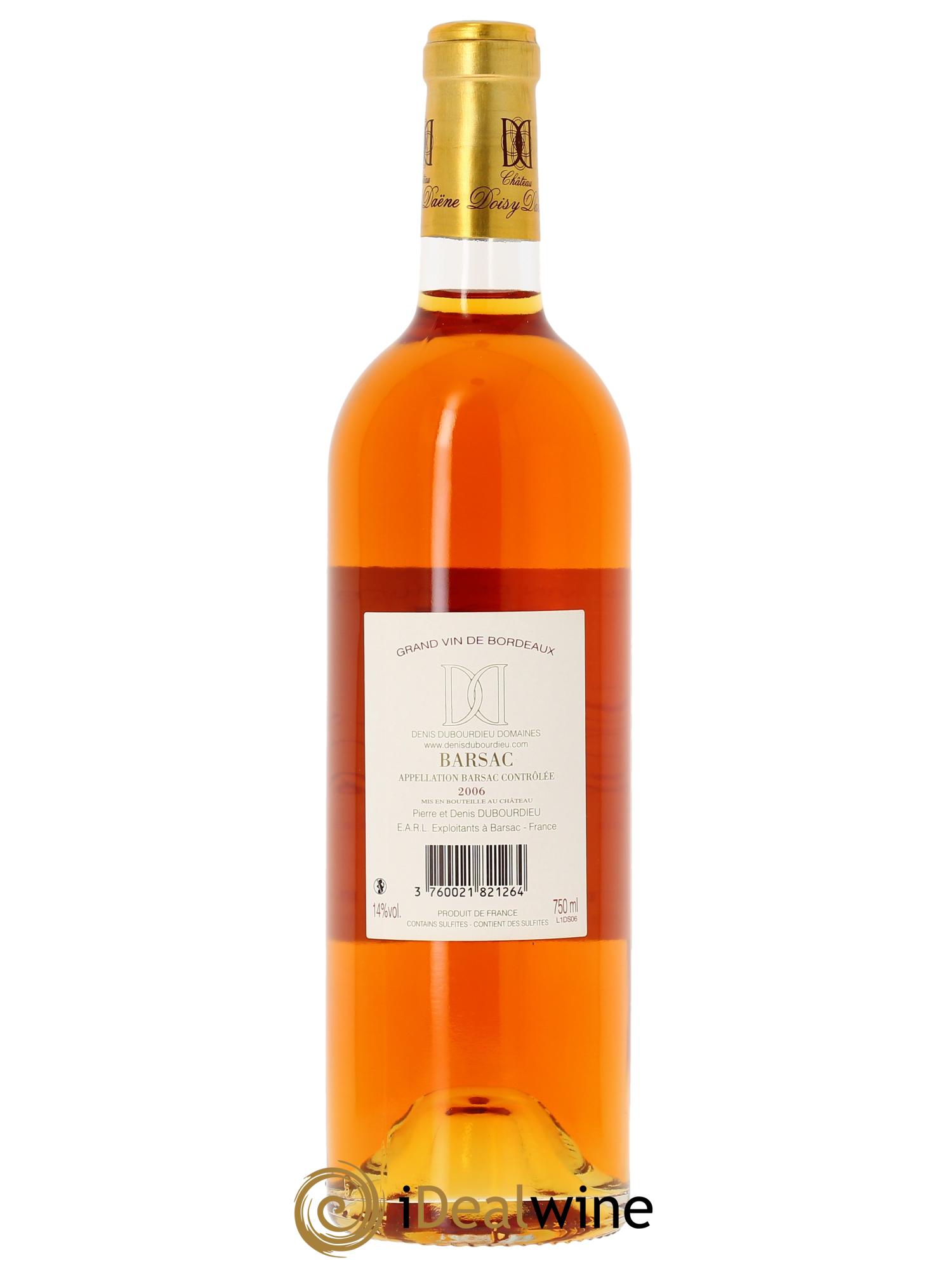 Château Doisy Daëne 2ème Grand Cru Classé (CBO à partir de 6 bts) 2006 - Lot de 1 bouteille - 1