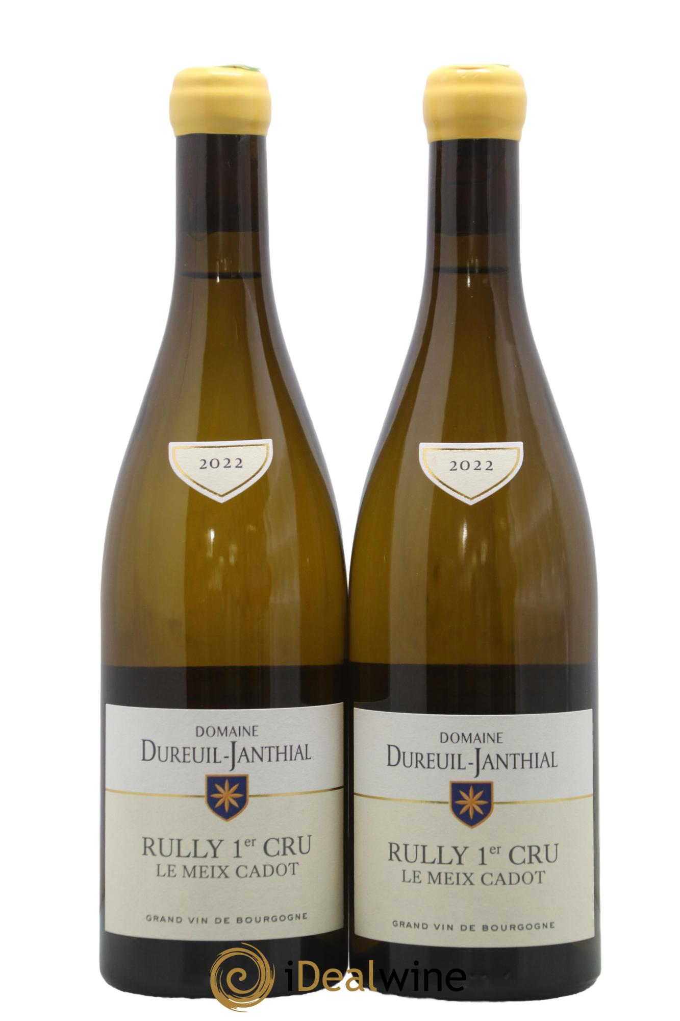 Rully 1er Cru Le Meix Cadot Vincent Dureuil-Janthial 2022 - Lot de 2 bouteilles - 0