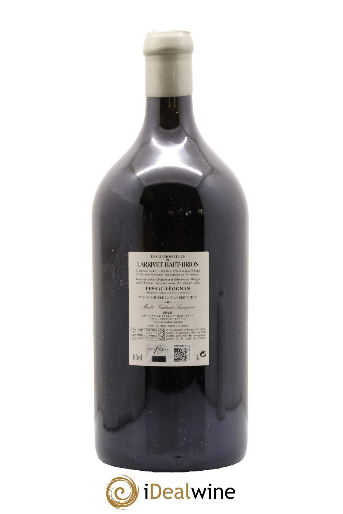 Les Demoiselles de Larrivet Haut-Brion 2020 - Lot of 1 double magnum - 1