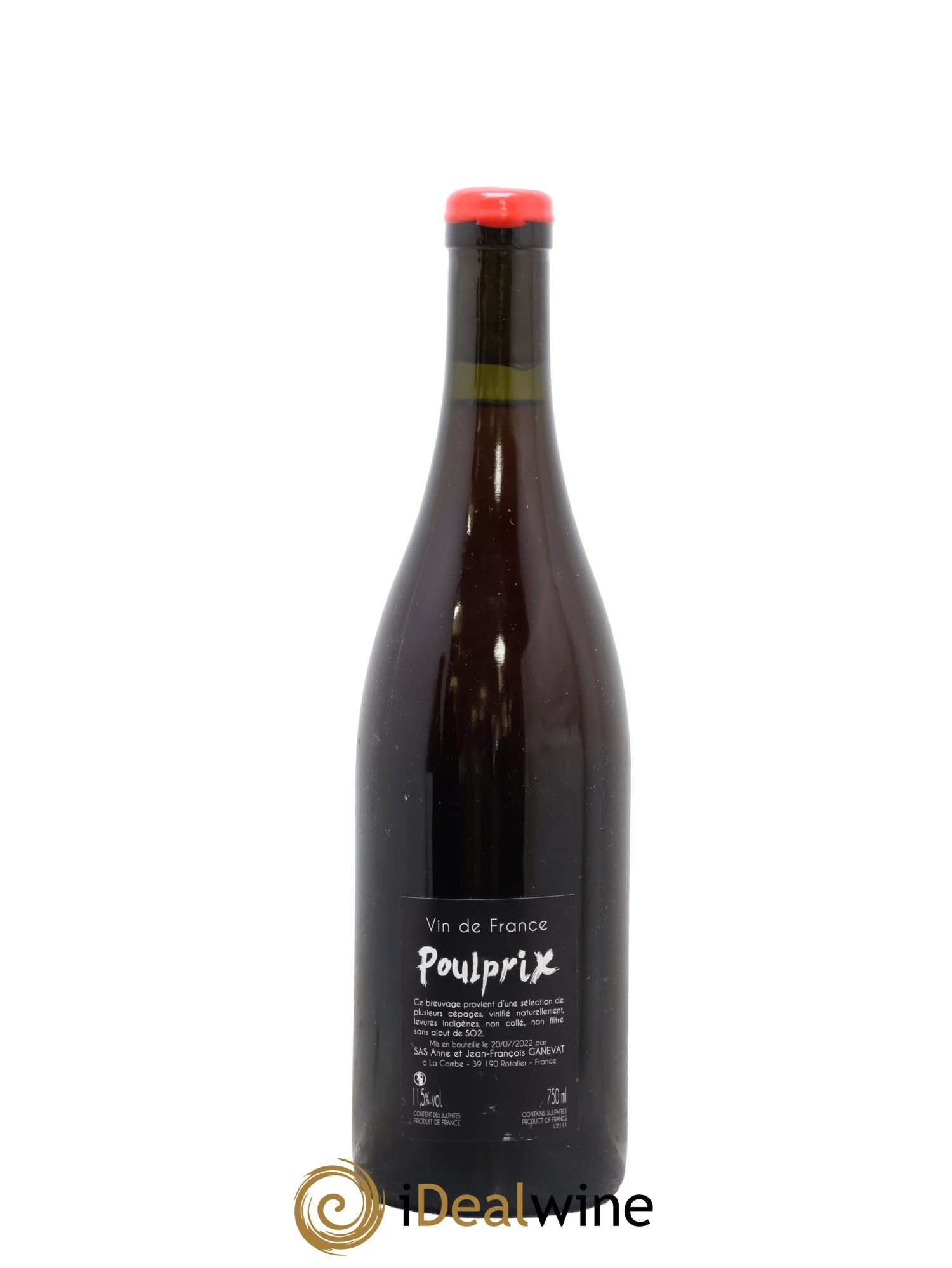 Vin de France Poulprix Anne et Jean François Ganevat 2021 - Lot de 1 bouteille - 1