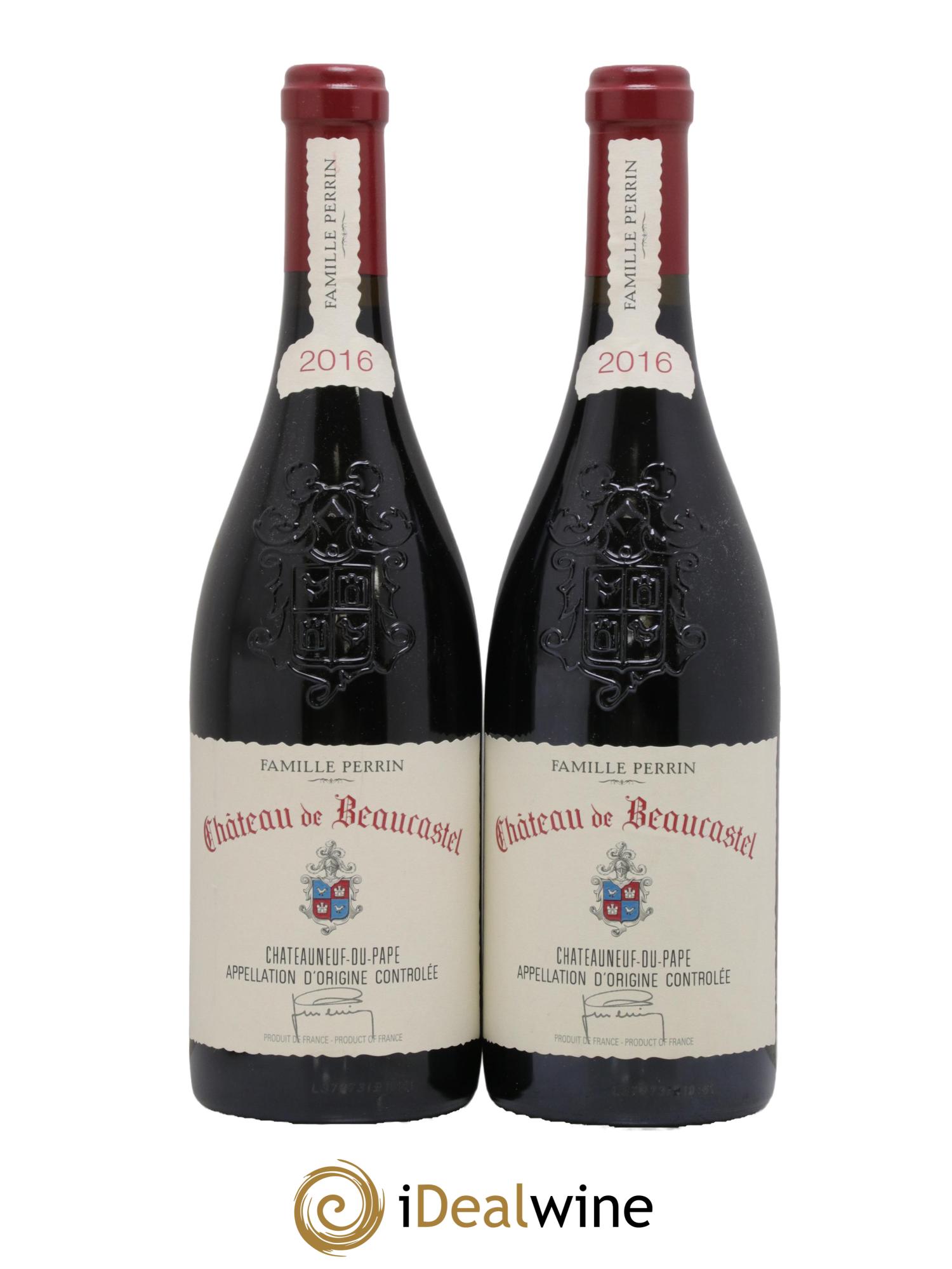 Châteauneuf-du-Pape Château de Beaucastel Famille Perrin 2016 - Lot de 2 bouteilles - 0