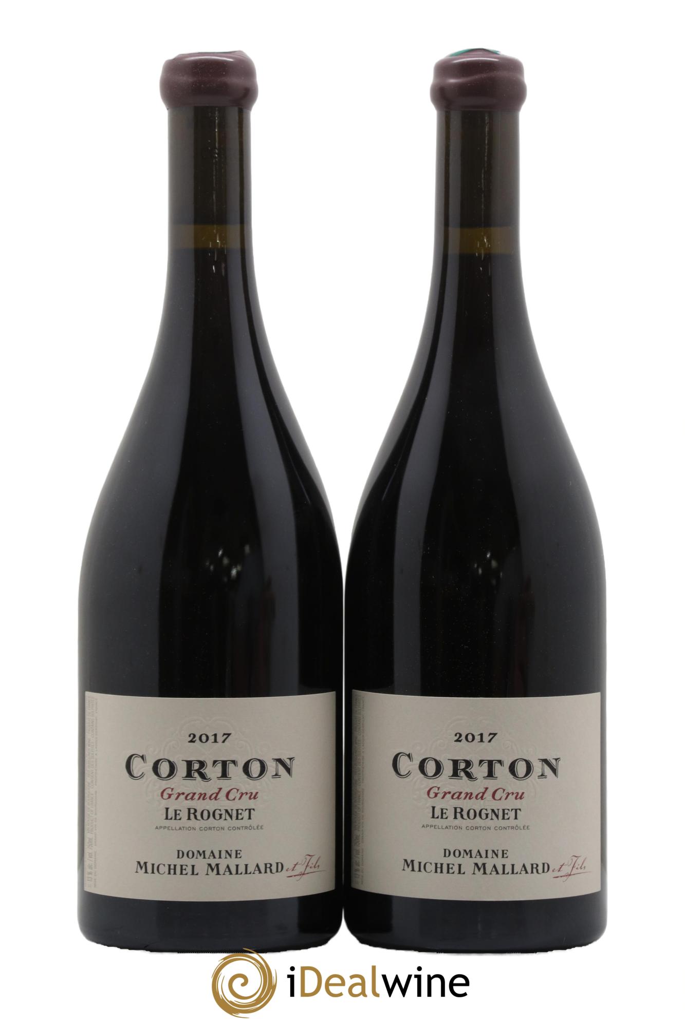 Corton Grand Cru Le Rognet Michel Mallard 2017 - Posten von 2 Flaschen - 0