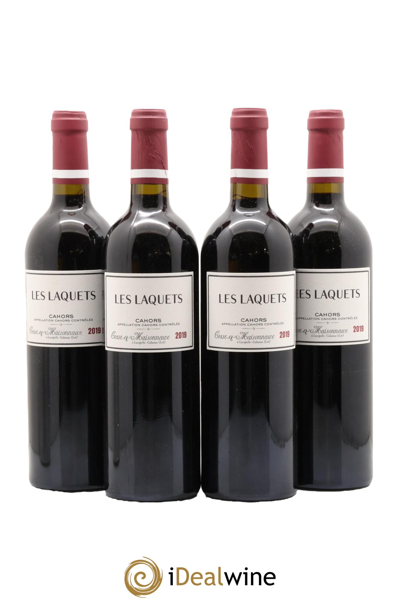 Cahors Les Laquets Cosse-Maisonneuve (Domaine) 2019 - Lotto di 4 bottiglie - 0