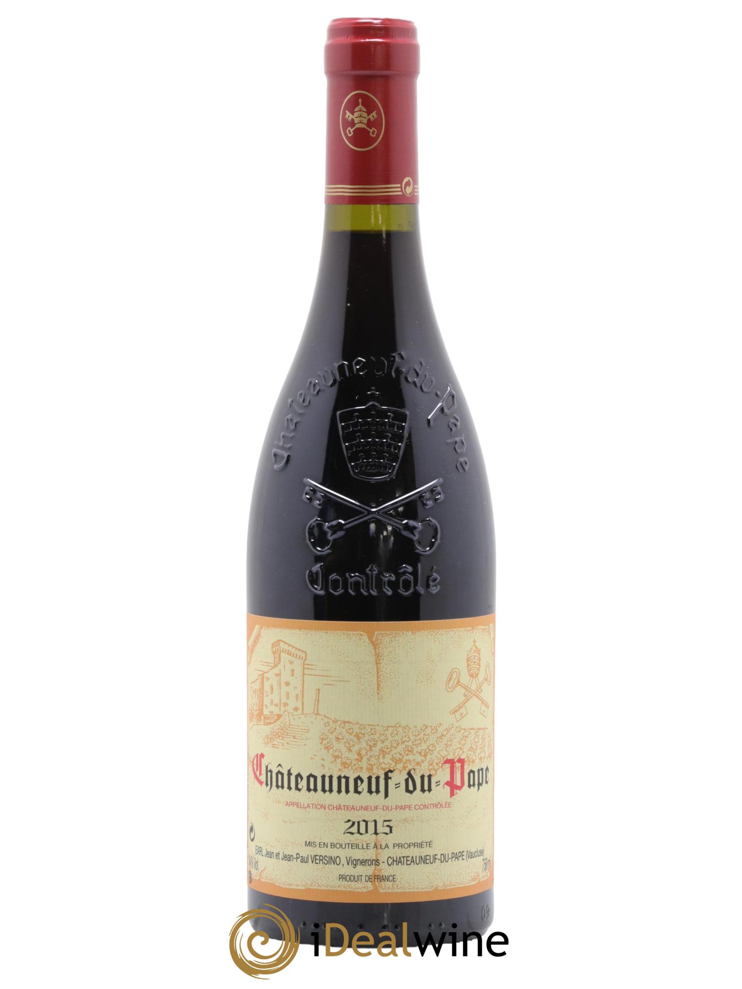 Châteauneuf-du-Pape Jean et Jean-Paul Versino 2015 - Lot de 1 bouteille - 0