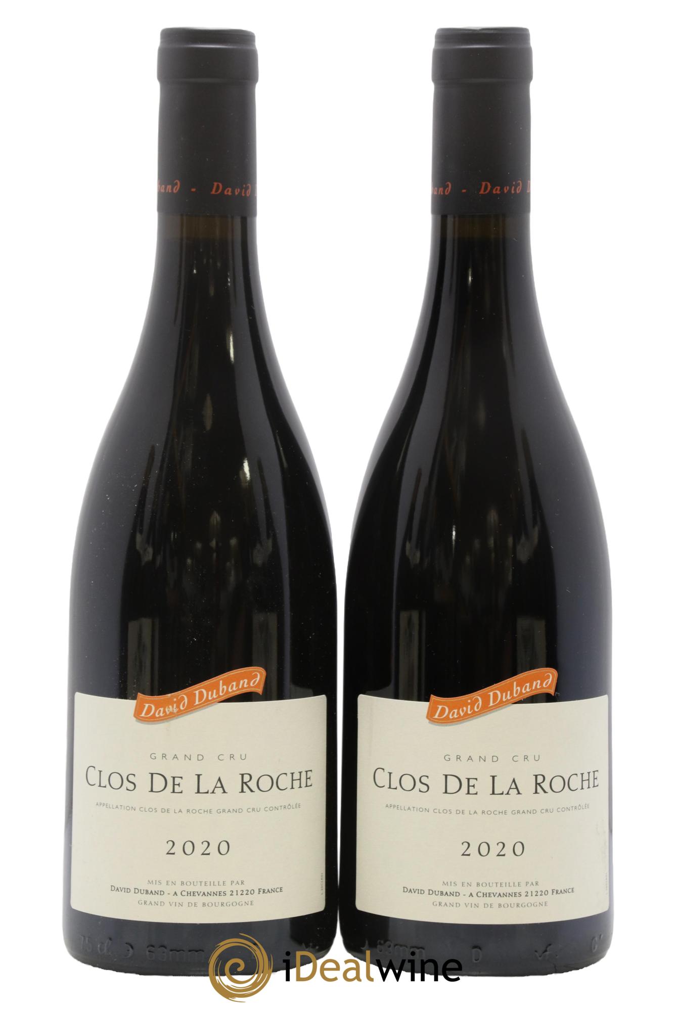 Clos de la Roche Grand Cru David Duband (Domaine) 2020 - Lot de 2 bouteilles - 0