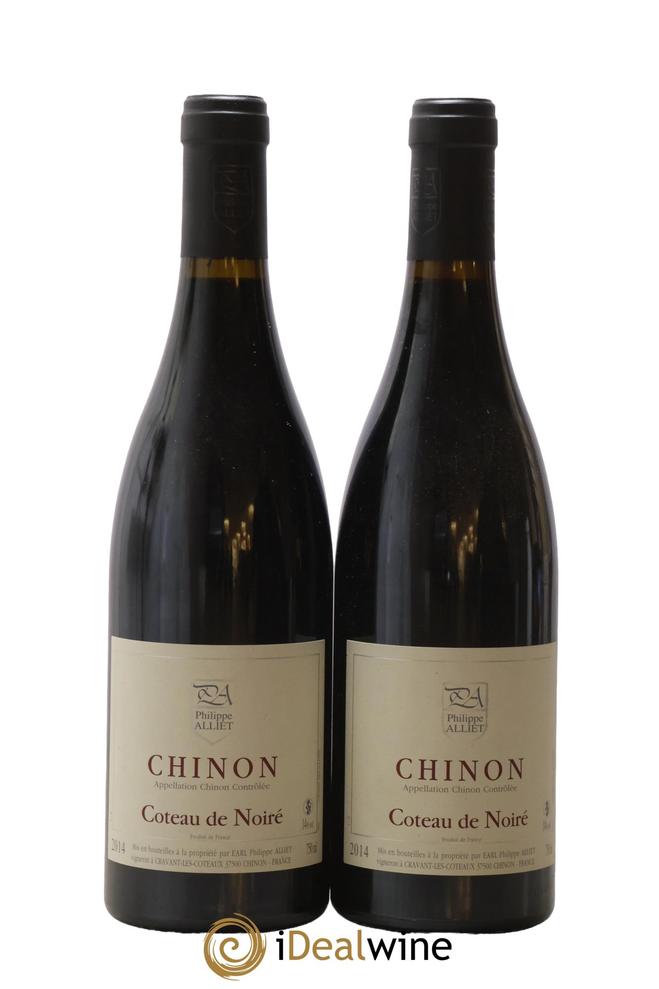 Chinon Coteau de Noiré Philippe Alliet 2014 - Lot de 2 bouteilles - 0