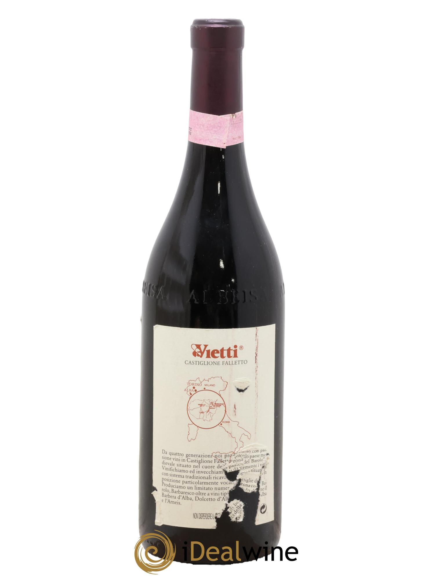 Barolo DOCG Le Rocche Vietti 1996 - Lot of 1 bottle - 1