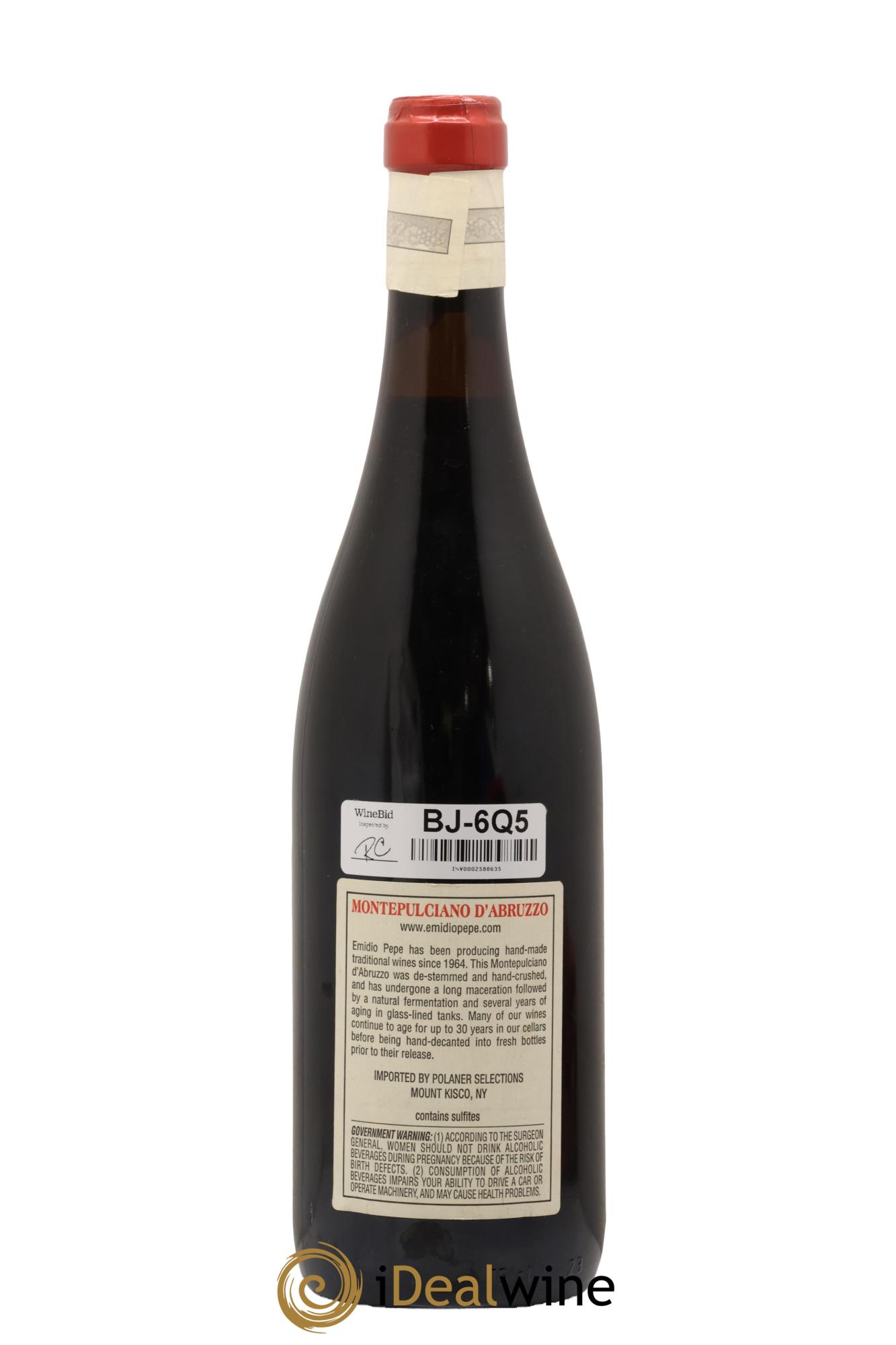 Montepulciano d'Abruzzo DOC Emidio Pepe 2001 - Posten von 1 Flasche - 1