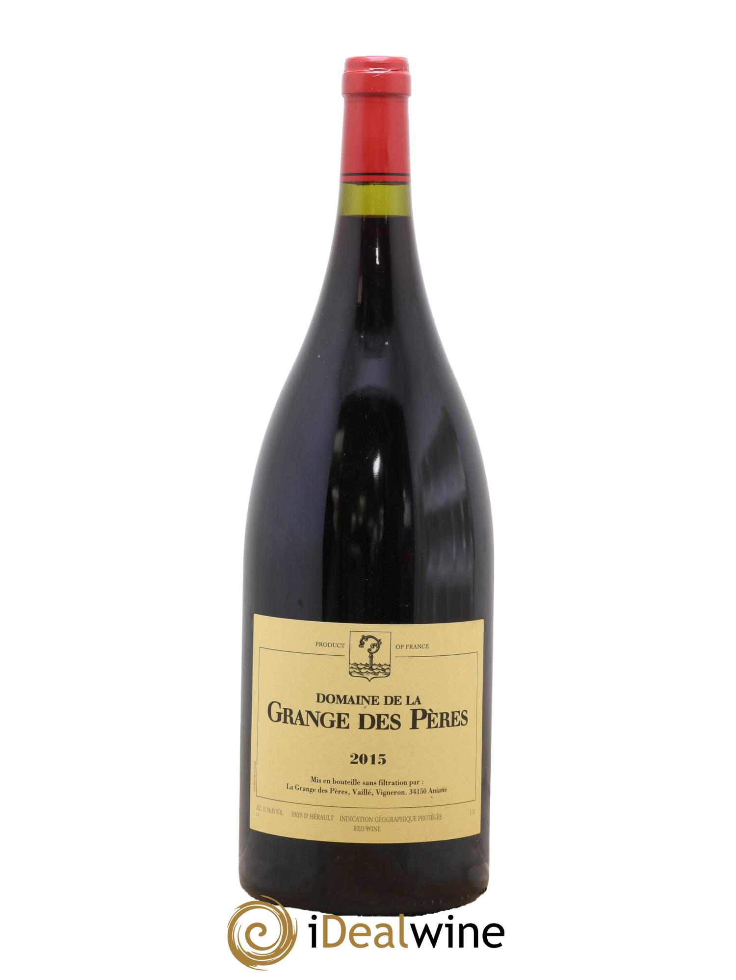 IGP Pays d'Hérault Grange des Pères Laurent Vaillé 2015 - Lot of 1 magnum - 0