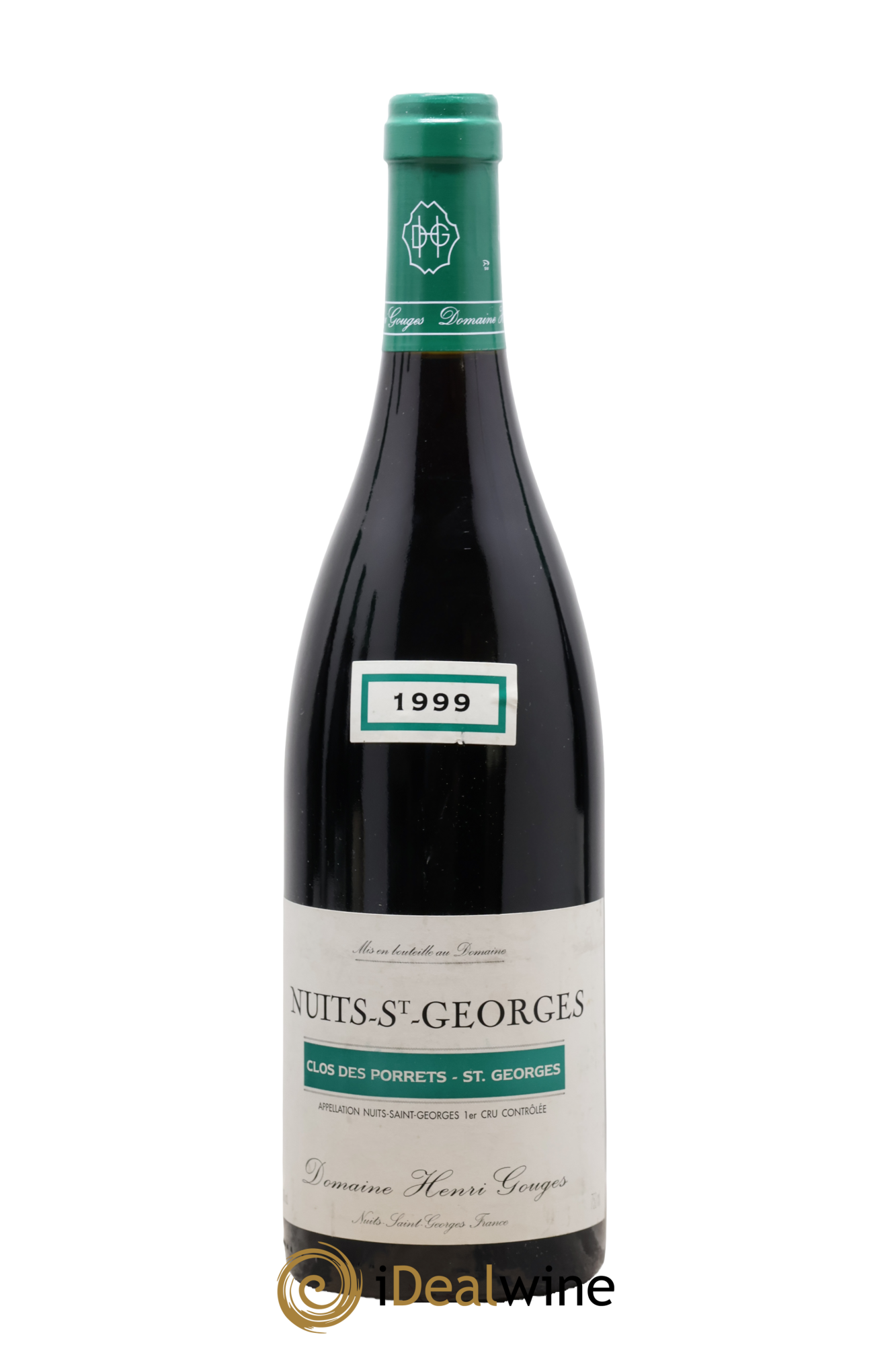 Nuits-Saint-Georges 1er Cru Clos des Porrets St Georges Henri Gouges 1999 - Lot de 1 bouteille - 0