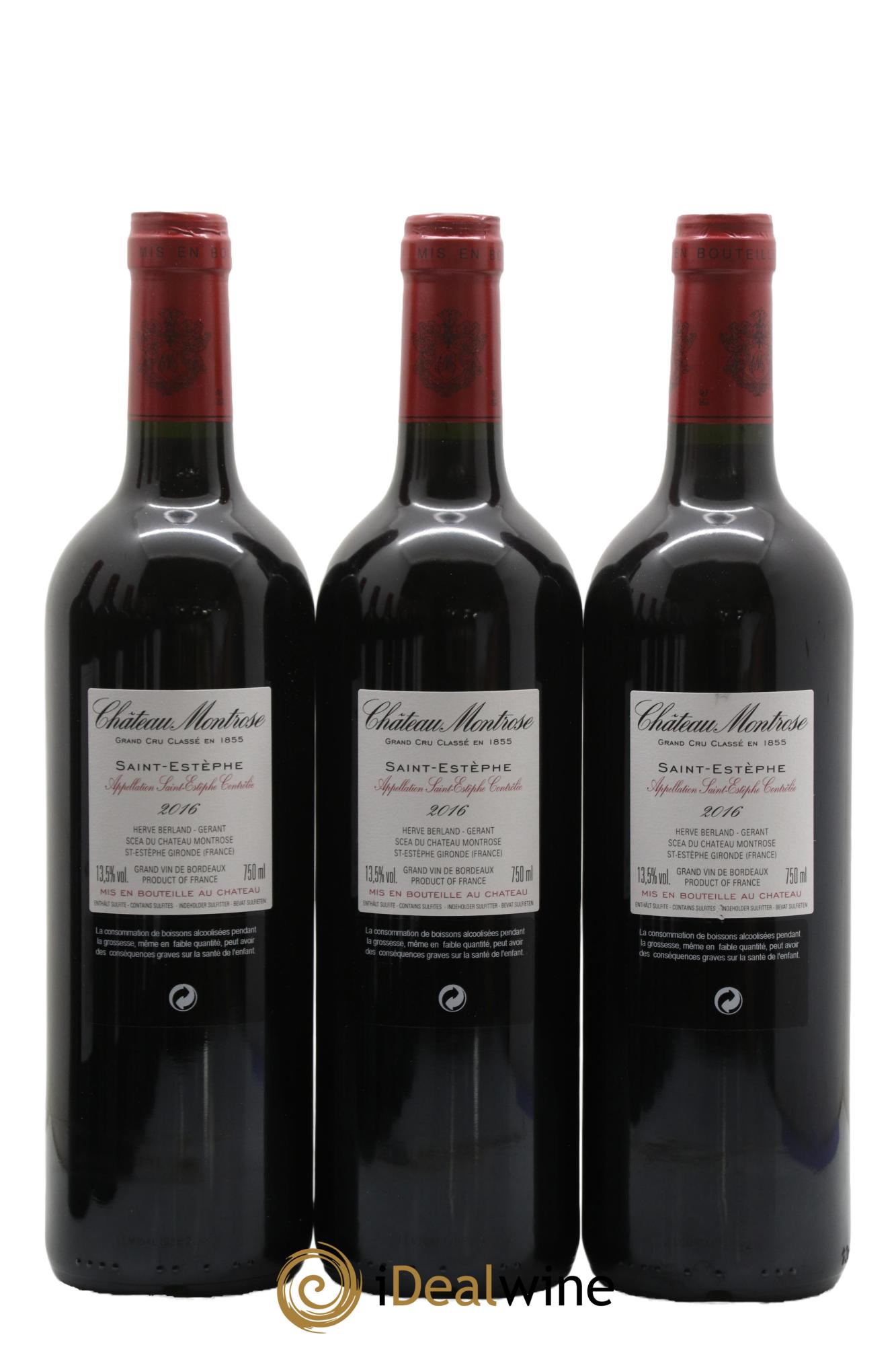 Château Montrose 2ème Grand Cru Classé 2016 - Lot of 12 bottles - 2