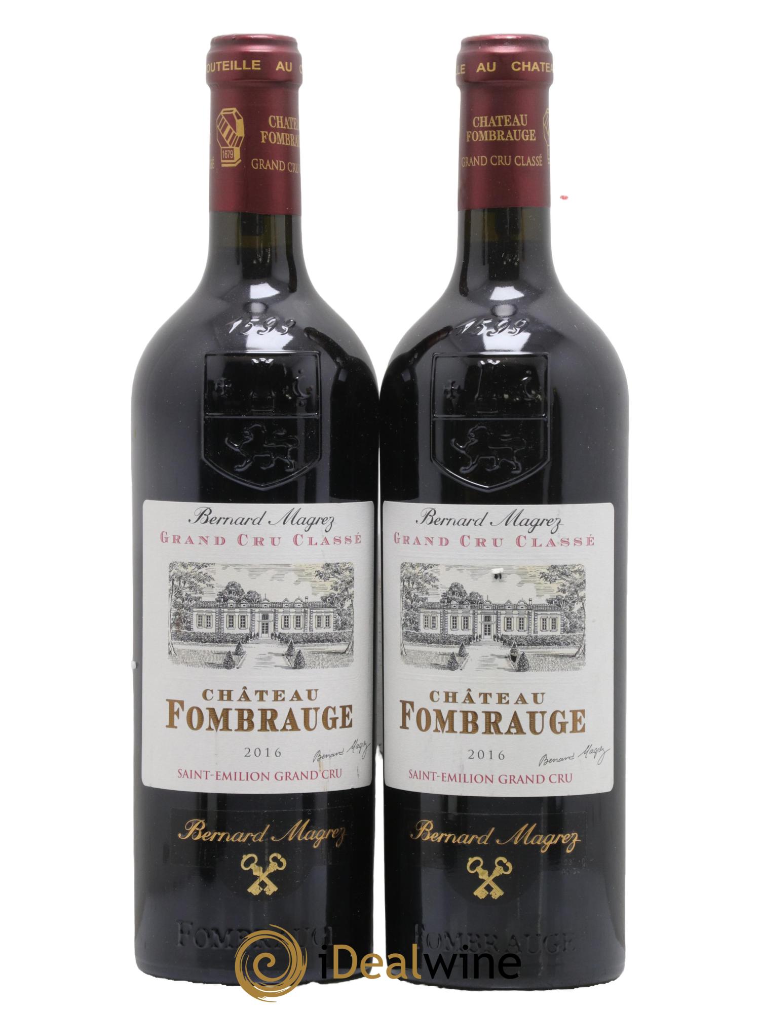 Château Fombrauge Grand Cru Classé 2016 - Lot of 2 bottles - 0