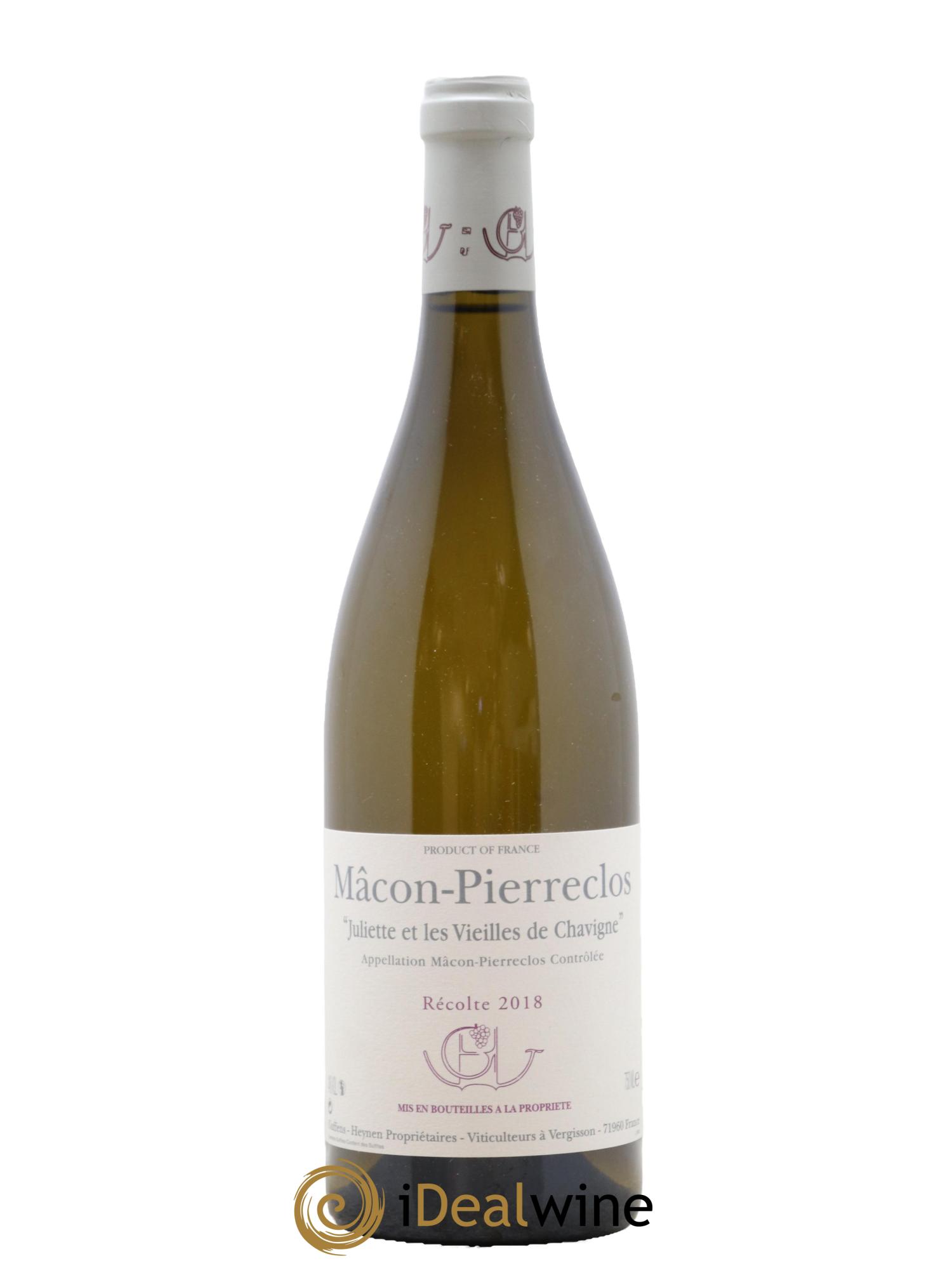 Mâcon-Pierreclos Juliette et Les Vieilles de Chavigne Guffens-Heynen 2018 - Lot de 1 bouteille - 0