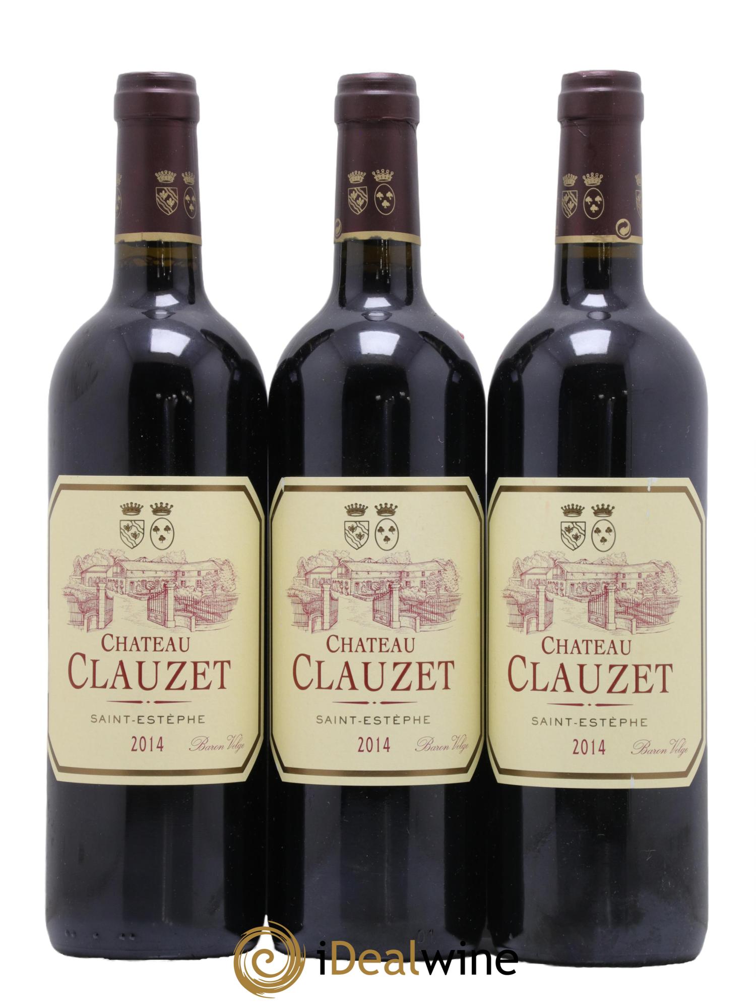 Château Clauzet 2014 - Lot de 3 bouteilles - 0