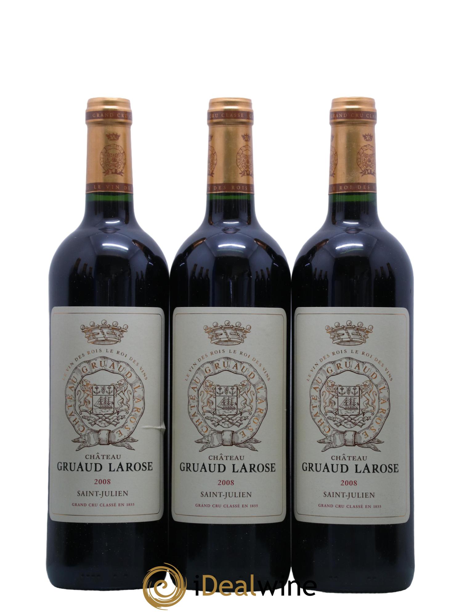 Château Gruaud Larose 2ème Grand Cru Classé 2008 - Lot de 12 bouteilles - 2