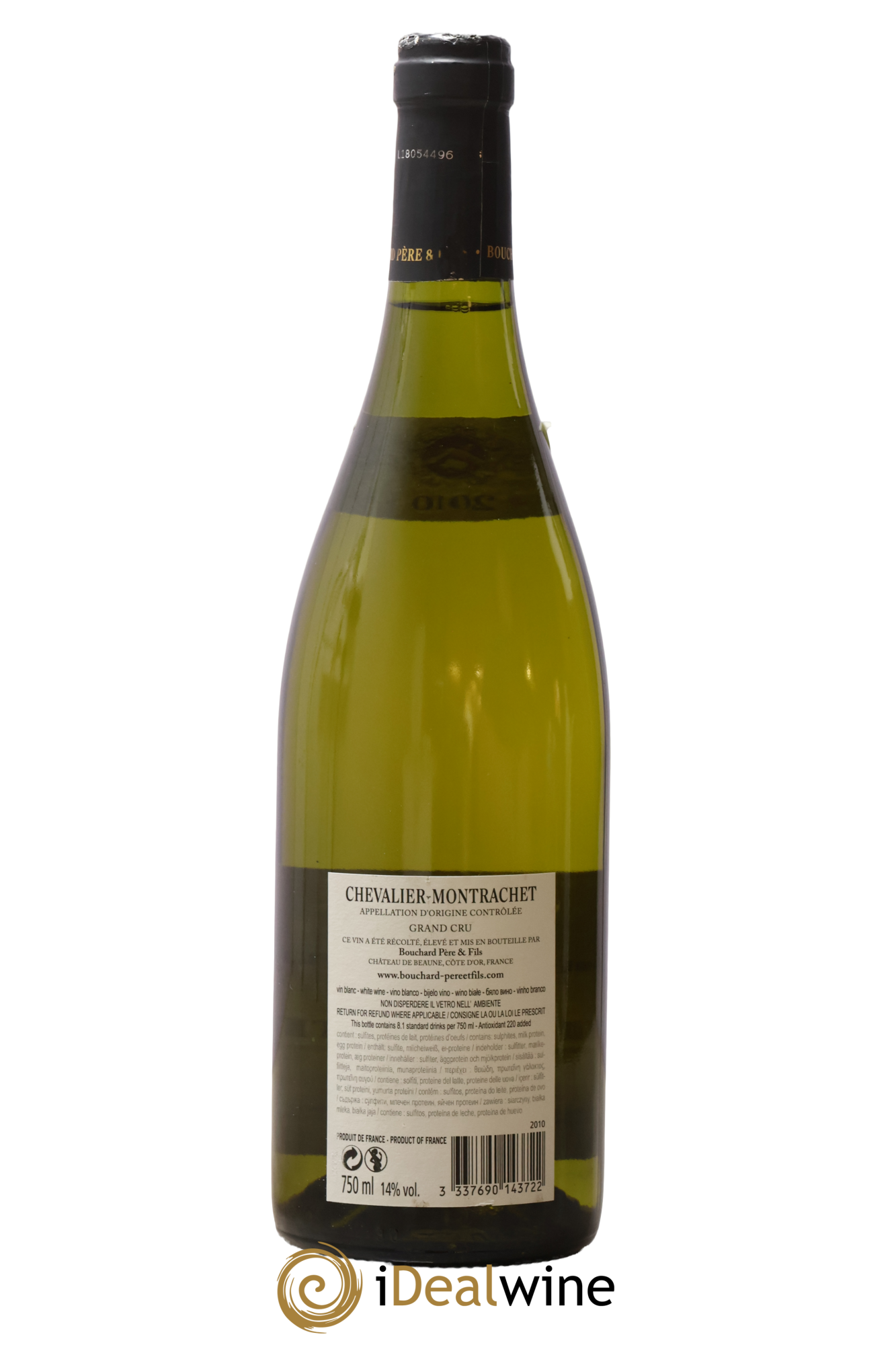 Chevalier-Montrachet Grand Cru Bouchard Père & Fils 2010 - Lot de 1 bouteille - 1