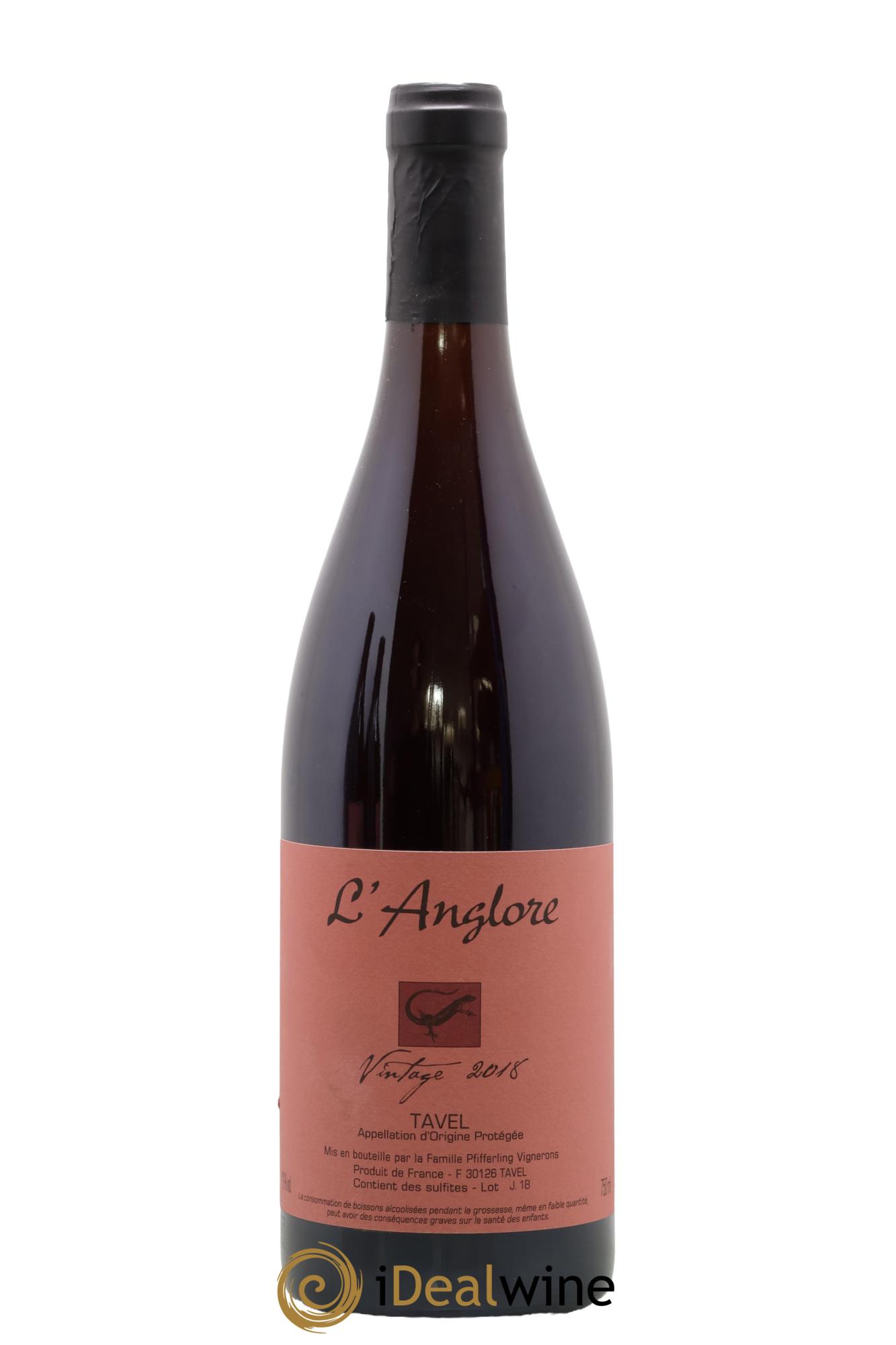 Tavel Vintage L'Anglore 2018 - Lot of 1 bottle - 0