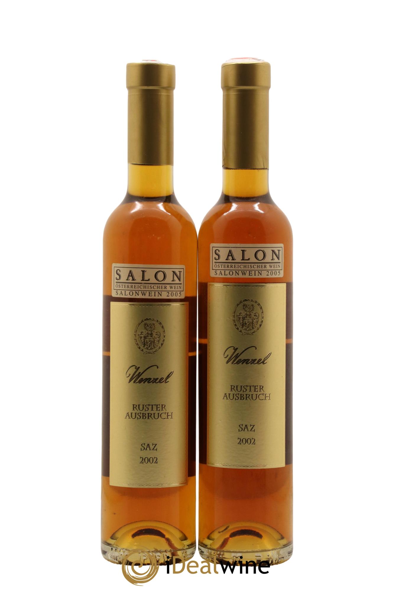 Autriche Ruster Ausbruch Saz 2002 - Lot de 2 demi bouteilles - 0