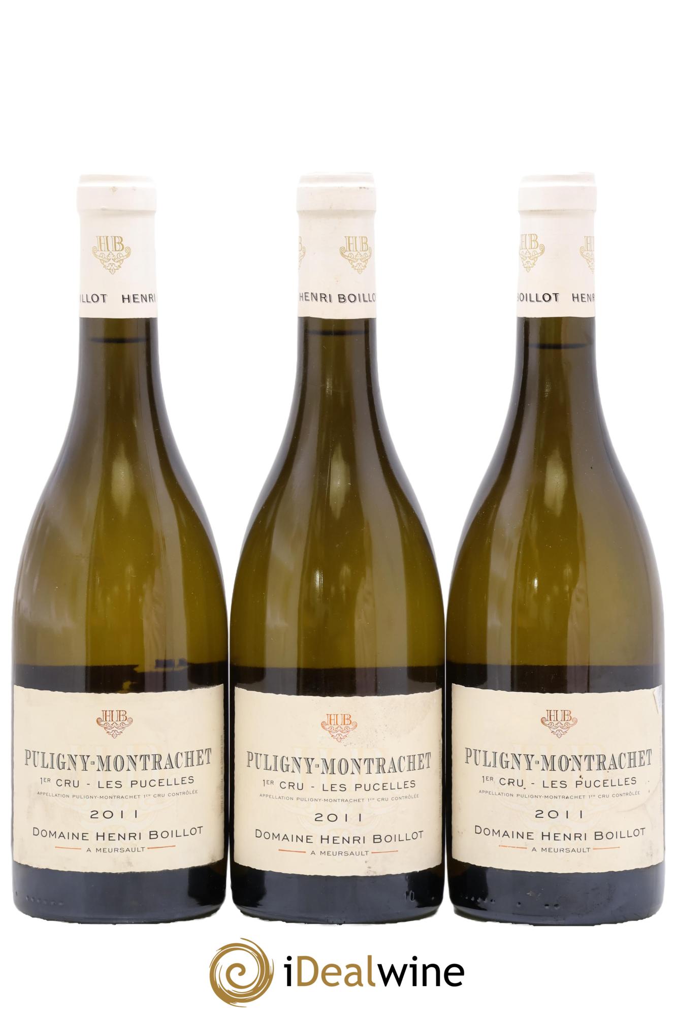 Puligny-Montrachet 1er Cru Les Pucelles Henri Boillot (Domaine) 2011 - Lot de 3 bouteilles - 0