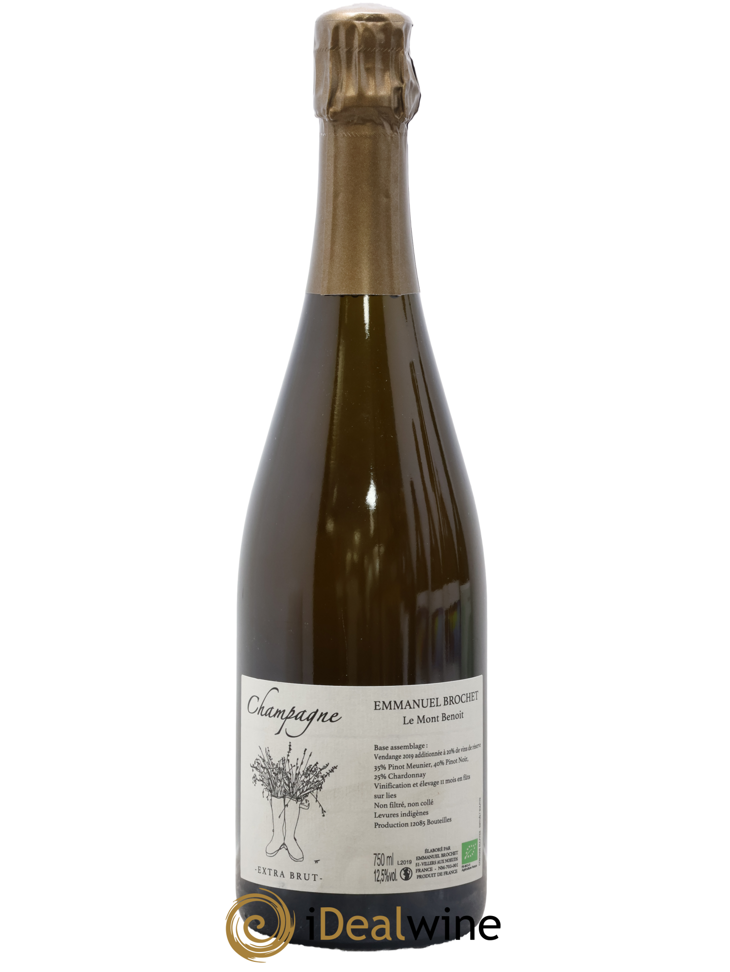 Brut Le Mont Benoît Emmanuel Brochet - Lot de 1 bouteille - 0