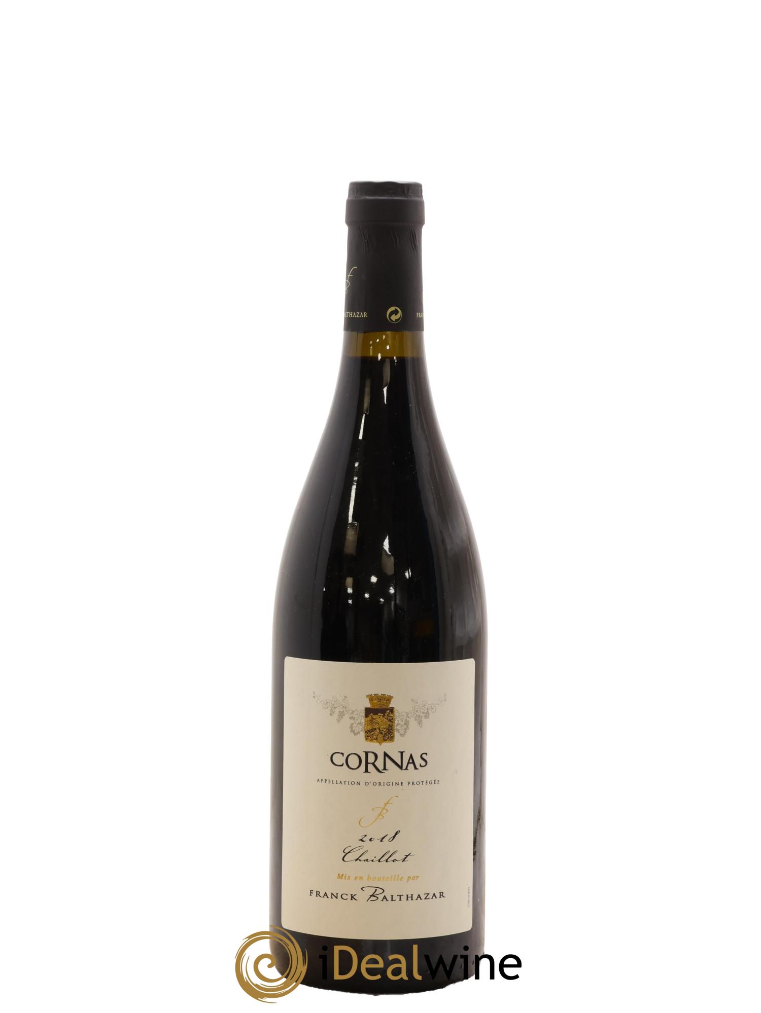 Cornas Chaillot Franck Balthazar (Domaine) 2018 - Lot de 1 bouteille - 0